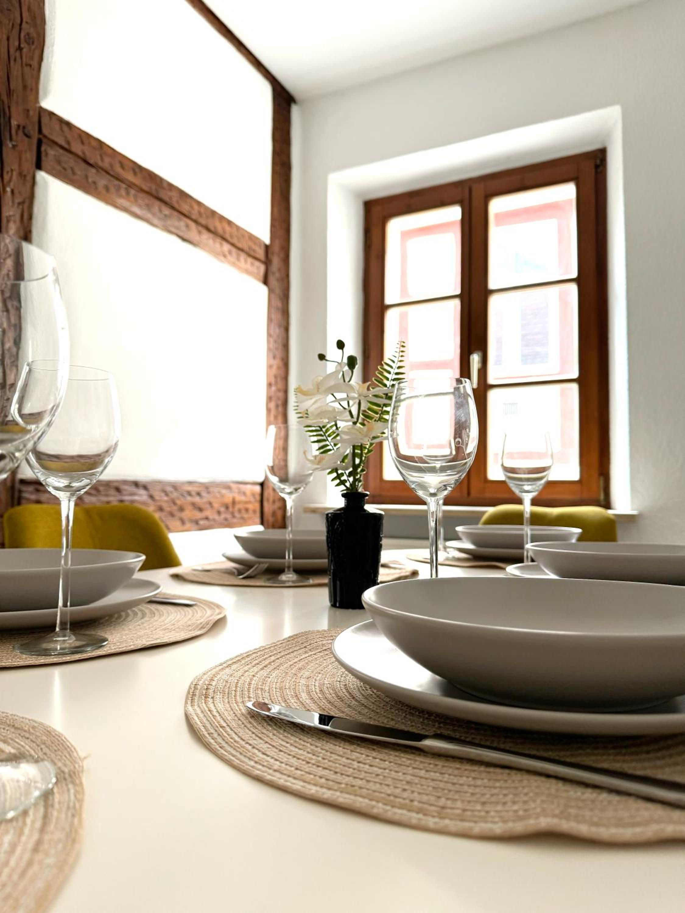 Ferienwohnung Gunzenhausen, Innenstadt, Dachterrasse, Stellplatz