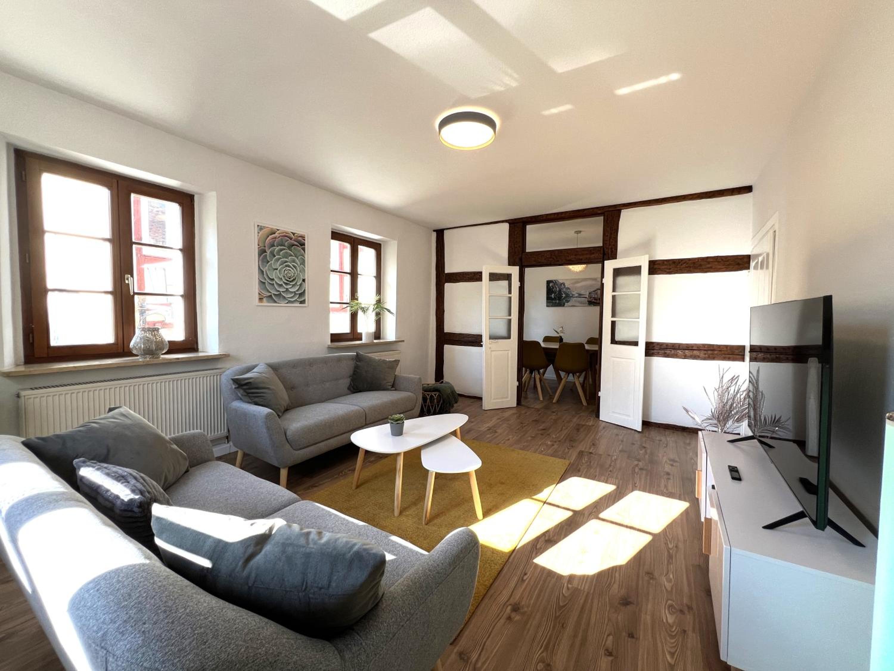 Ferienwohnung Gunzenhausen, Innenstadt, Dachterrasse, Stellplatz
