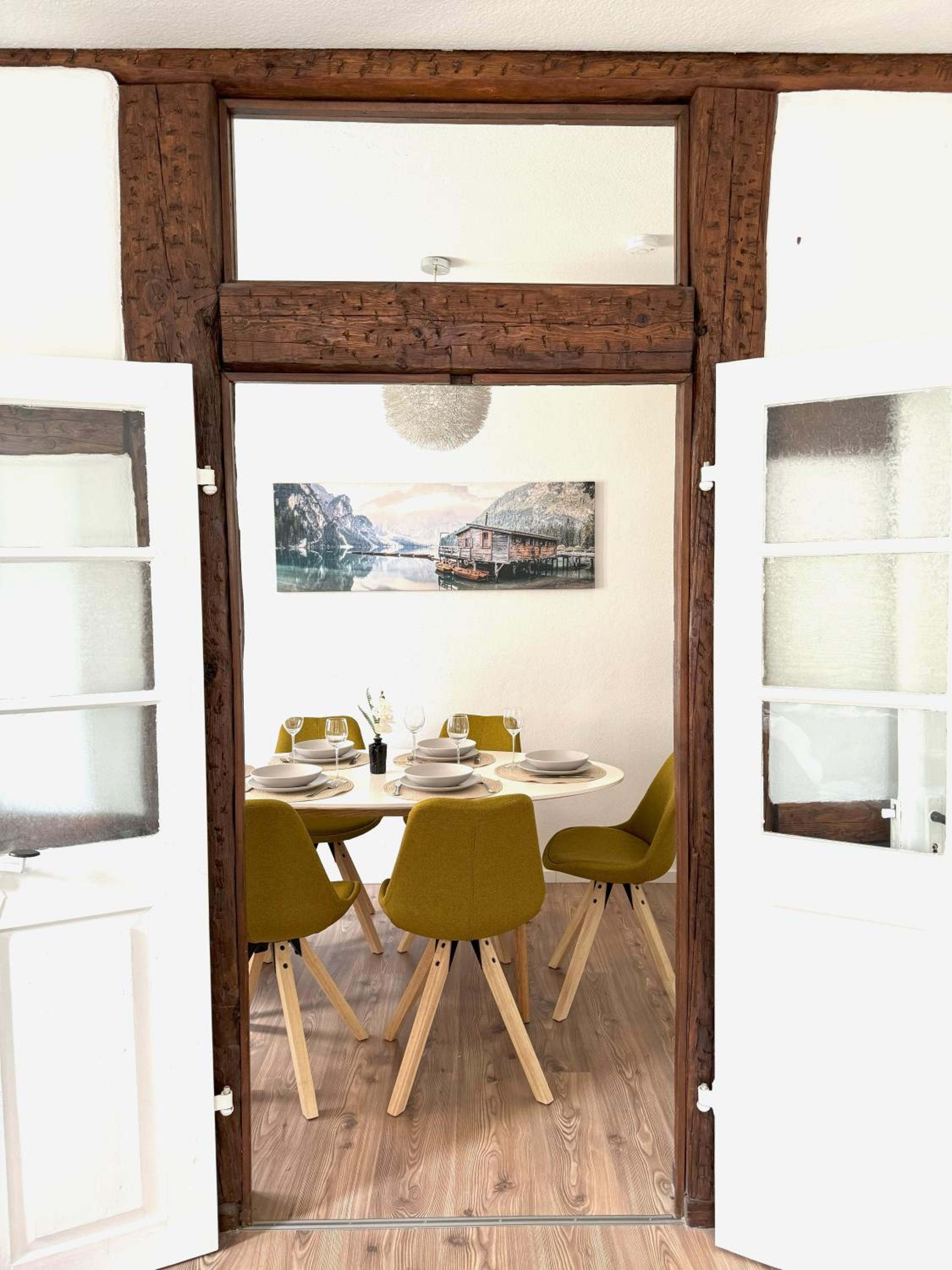 Ferienwohnung Gunzenhausen, Innenstadt, Dachterrasse, Stellplatz