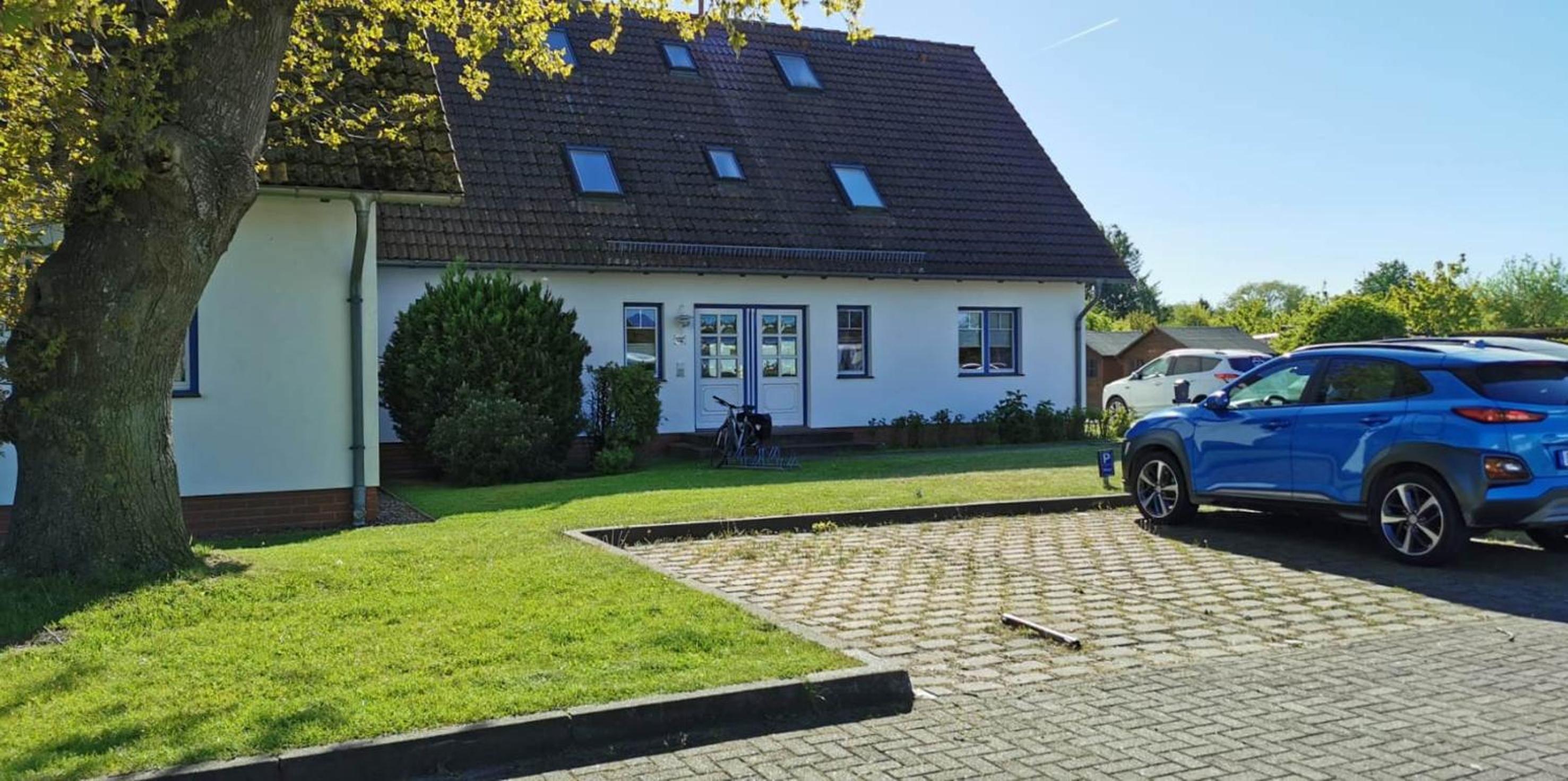 Fewo Strandläufer Usedom im Grünen ruhig Terrasse Parkplatz