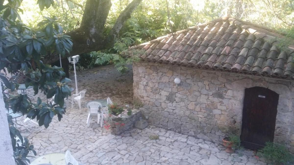 outdoor BBQ area