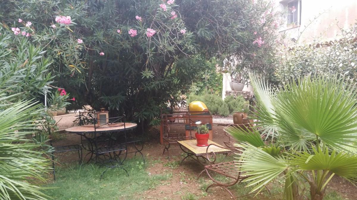 outdoor BBQ area