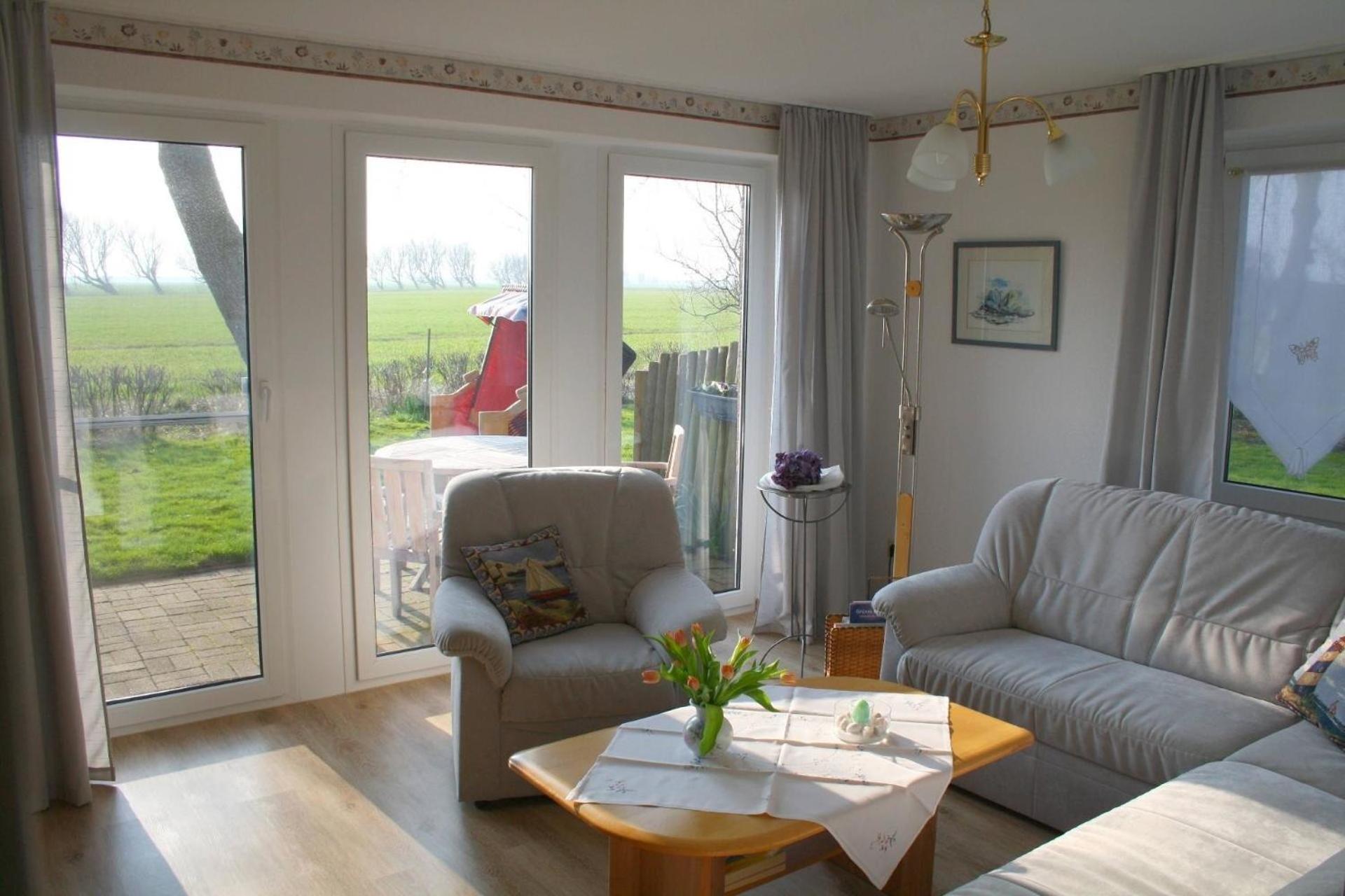 Wohnung in Pilsum mit Eigener Terrasse