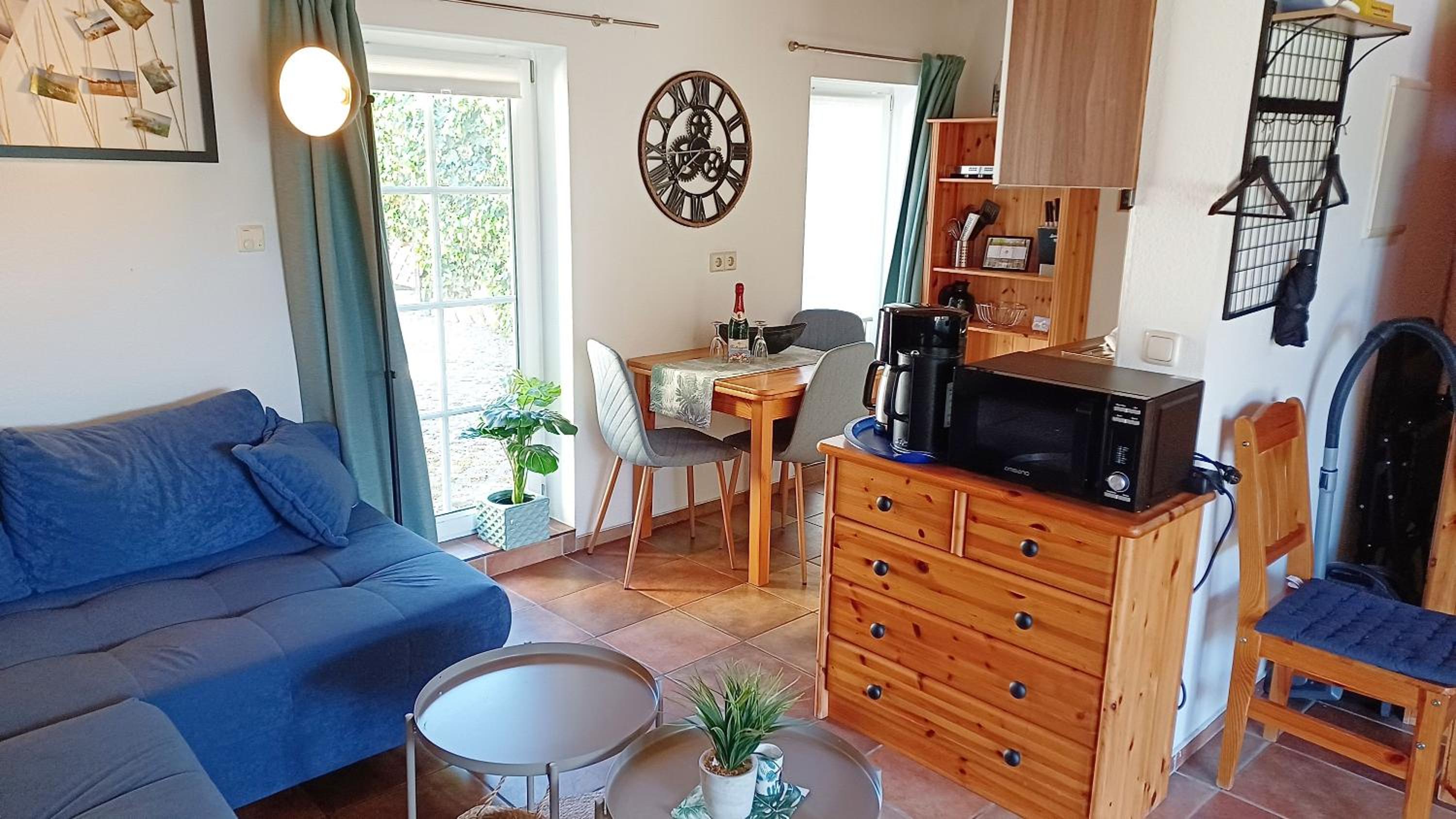 viel Natur und idyllische Umgebung - Ferienhaus Honigtopf Häuschen Kormorannnest