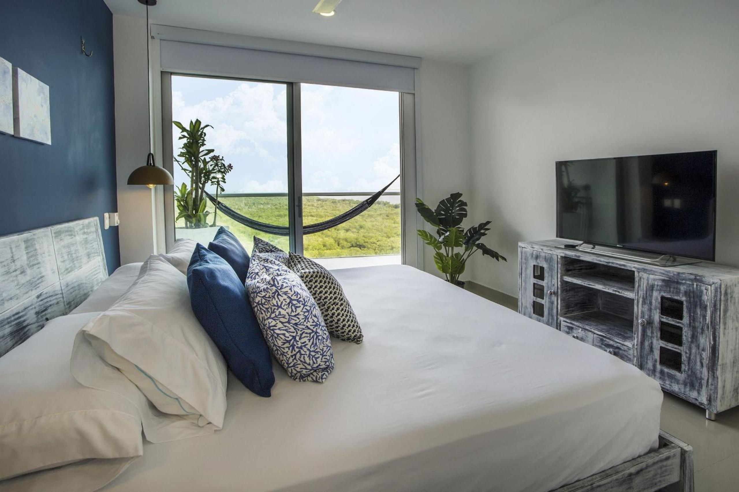 Oceanfront condominium with direct access to the beach.