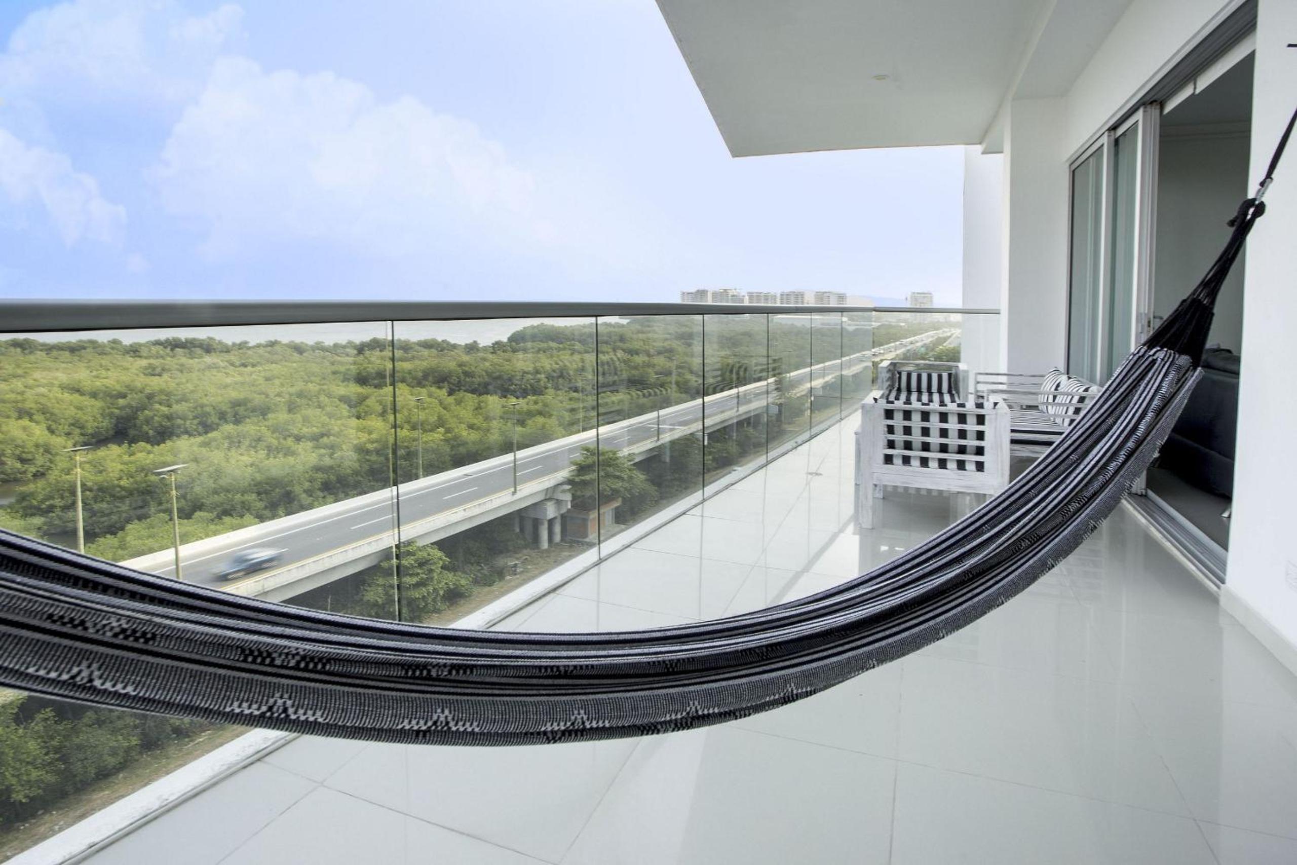 Oceanfront condominium with direct access to the beach.