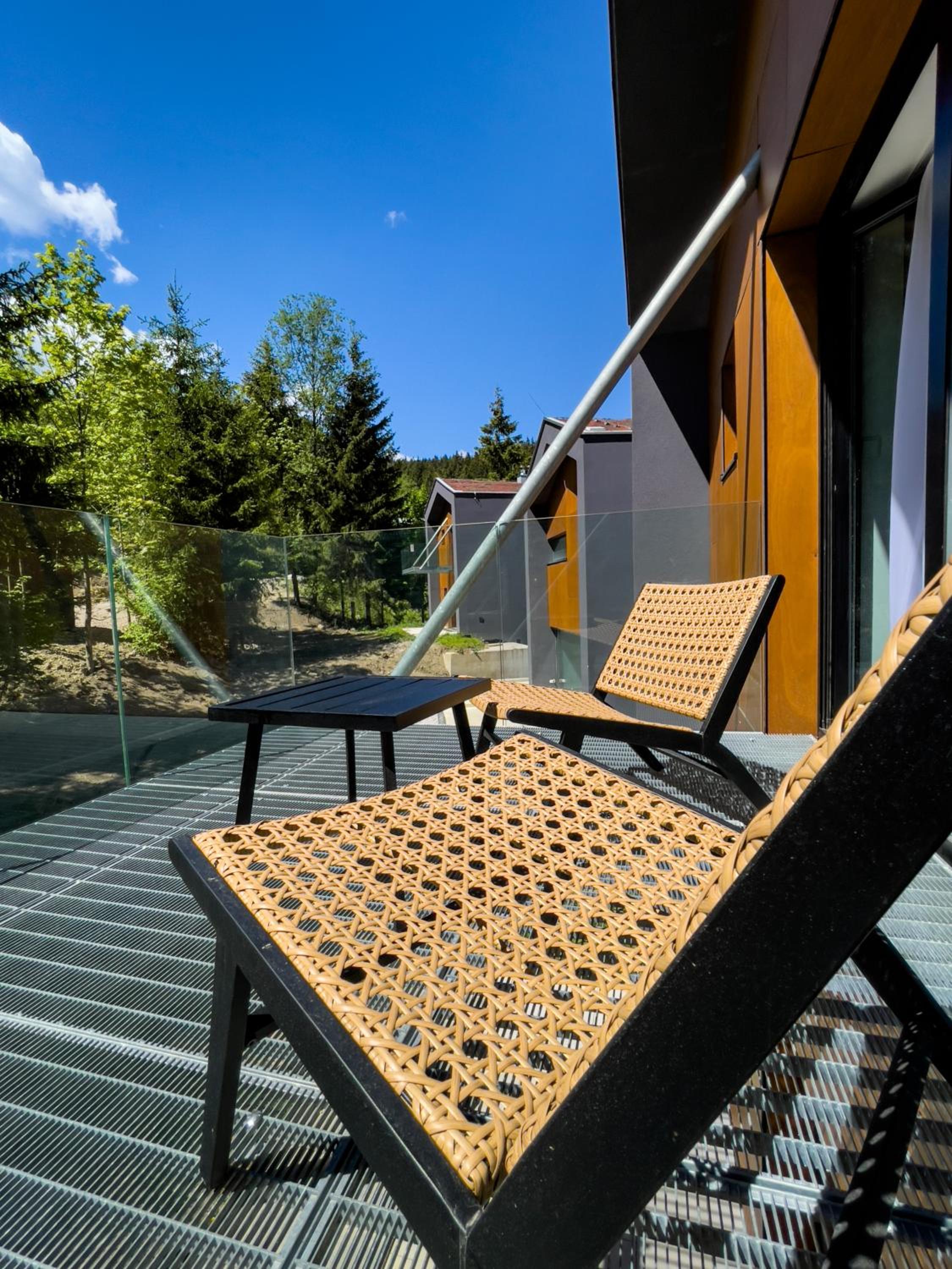 Eliška Apartment - Modern Family Loft Apartment direct on ski slope and forest
