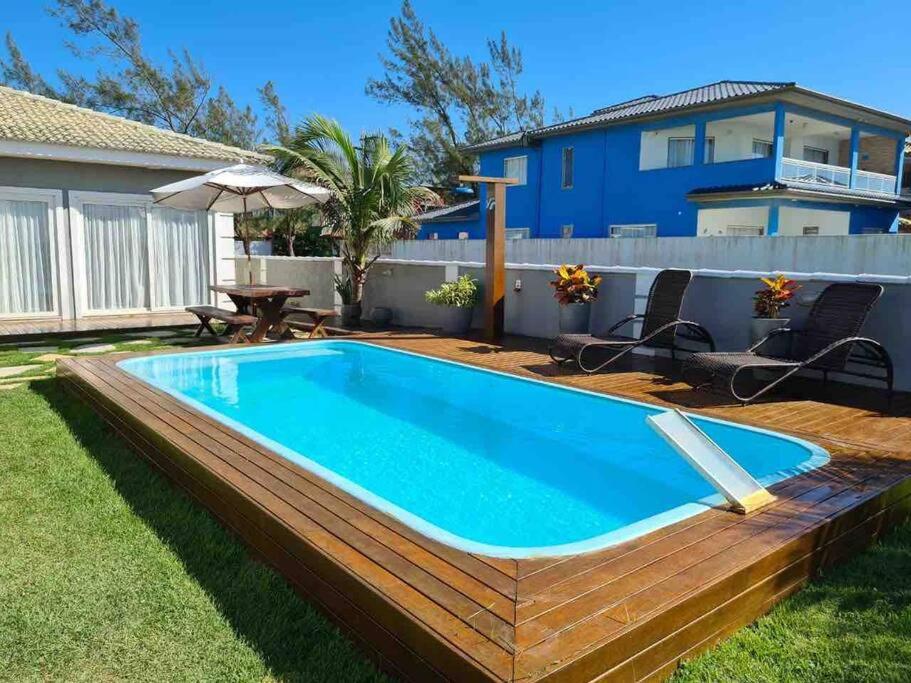Casa long beach! Totalmente pé na areia.