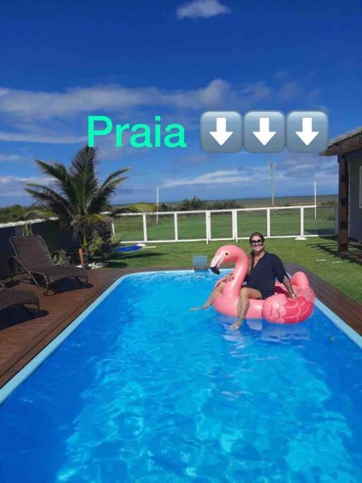 Casa long beach! Totalmente pé na areia.