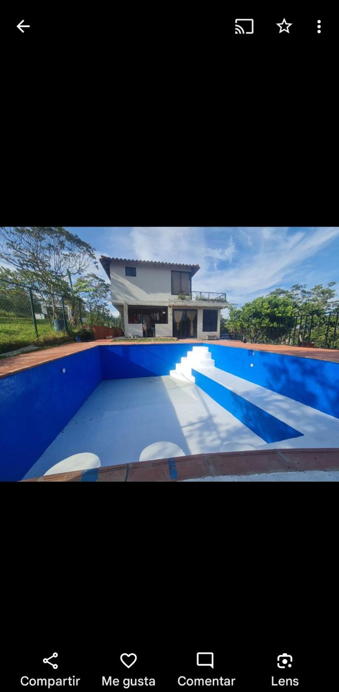 cabaña barbosa-velez con piscina