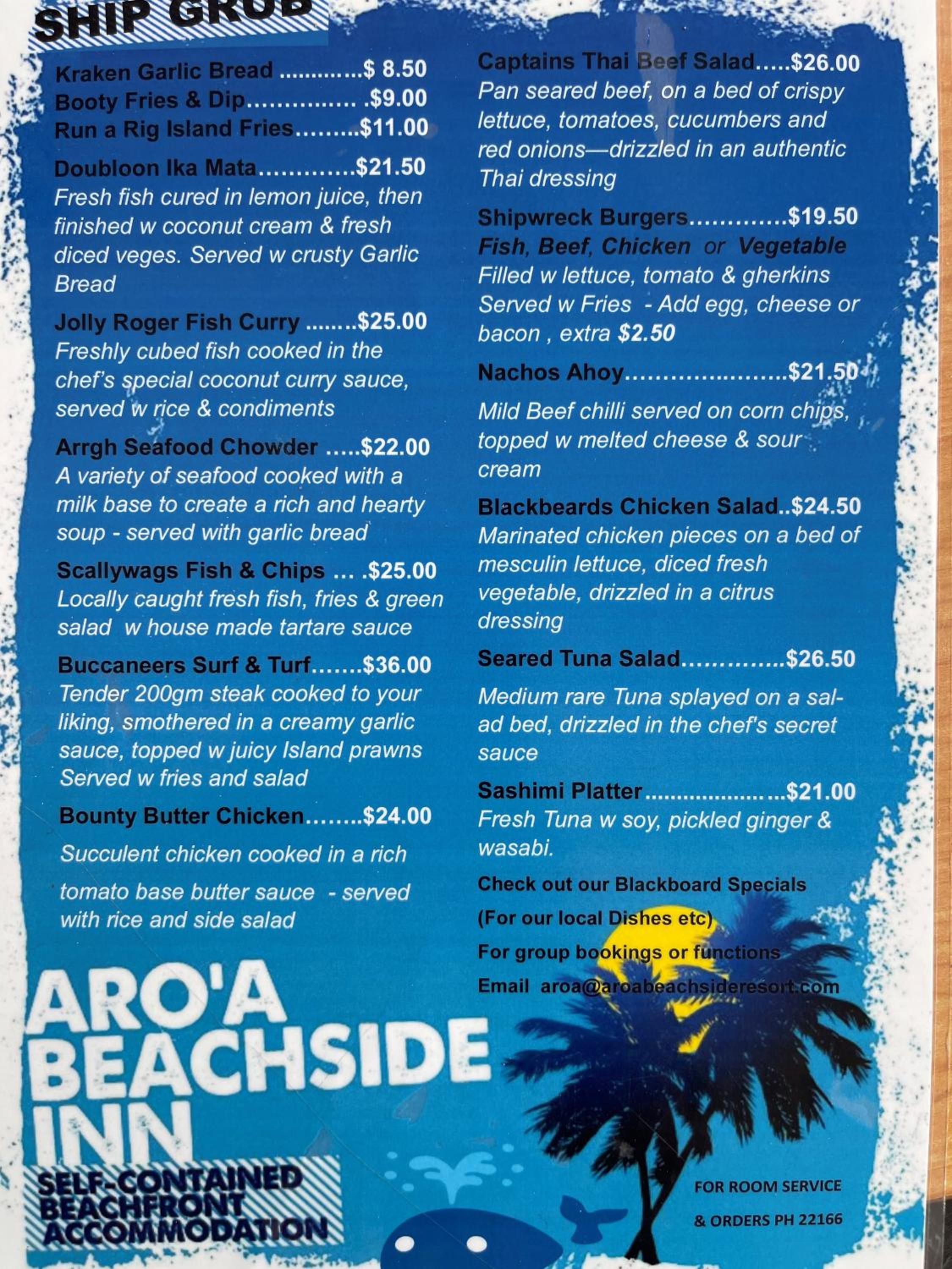 Aroa Beachside Resort