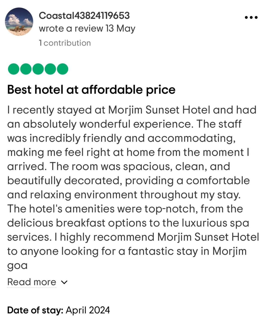 Morjim Sunset Hotel
