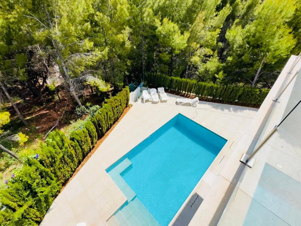 Calpe villa lujo playa piscina jardin barbacoa ideal familias y grupos