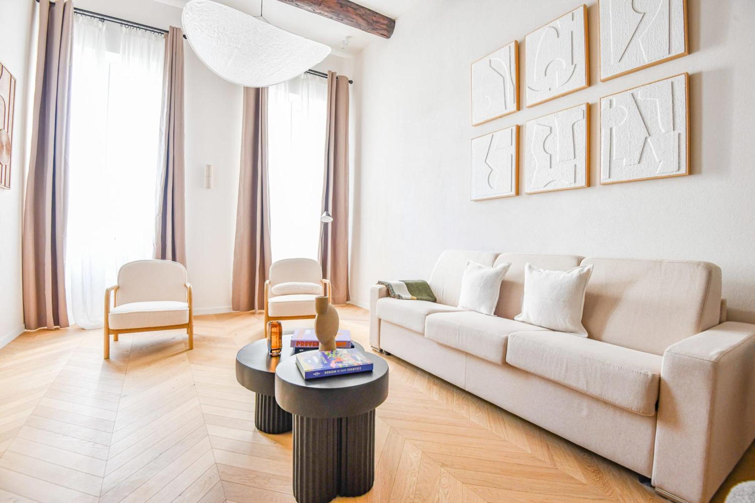 Le Marcel - Appart standing 3 ch avec clim