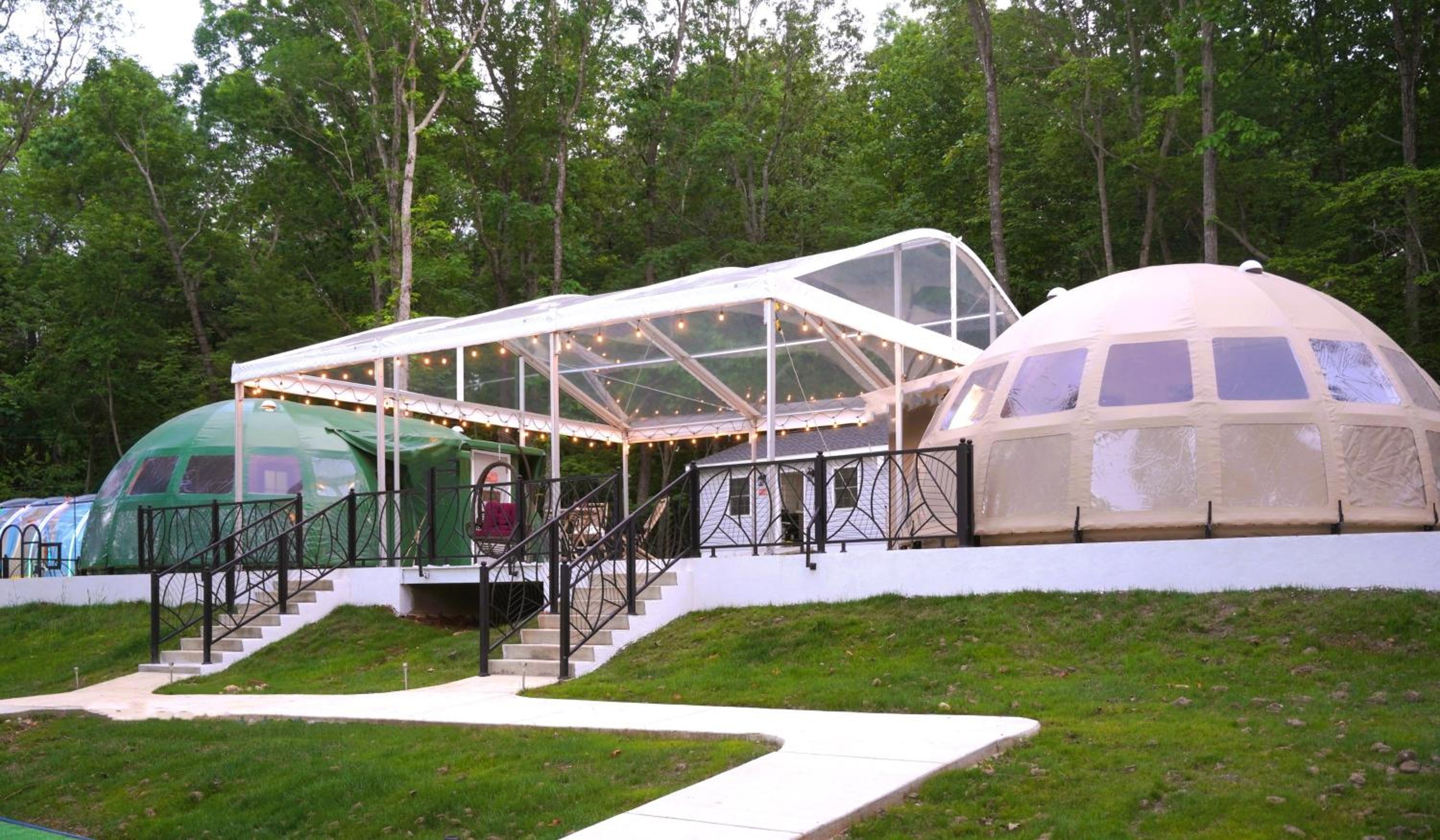 Countryside Getaway Green Dome/serenefarm retreat
