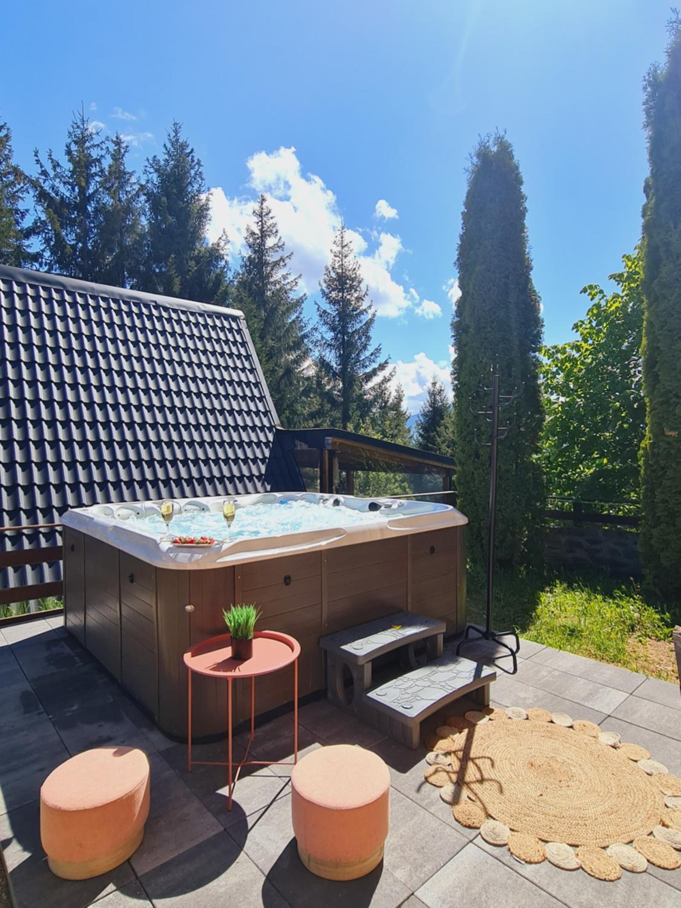 Cabane A-frame CeziAde Tihuta view 2