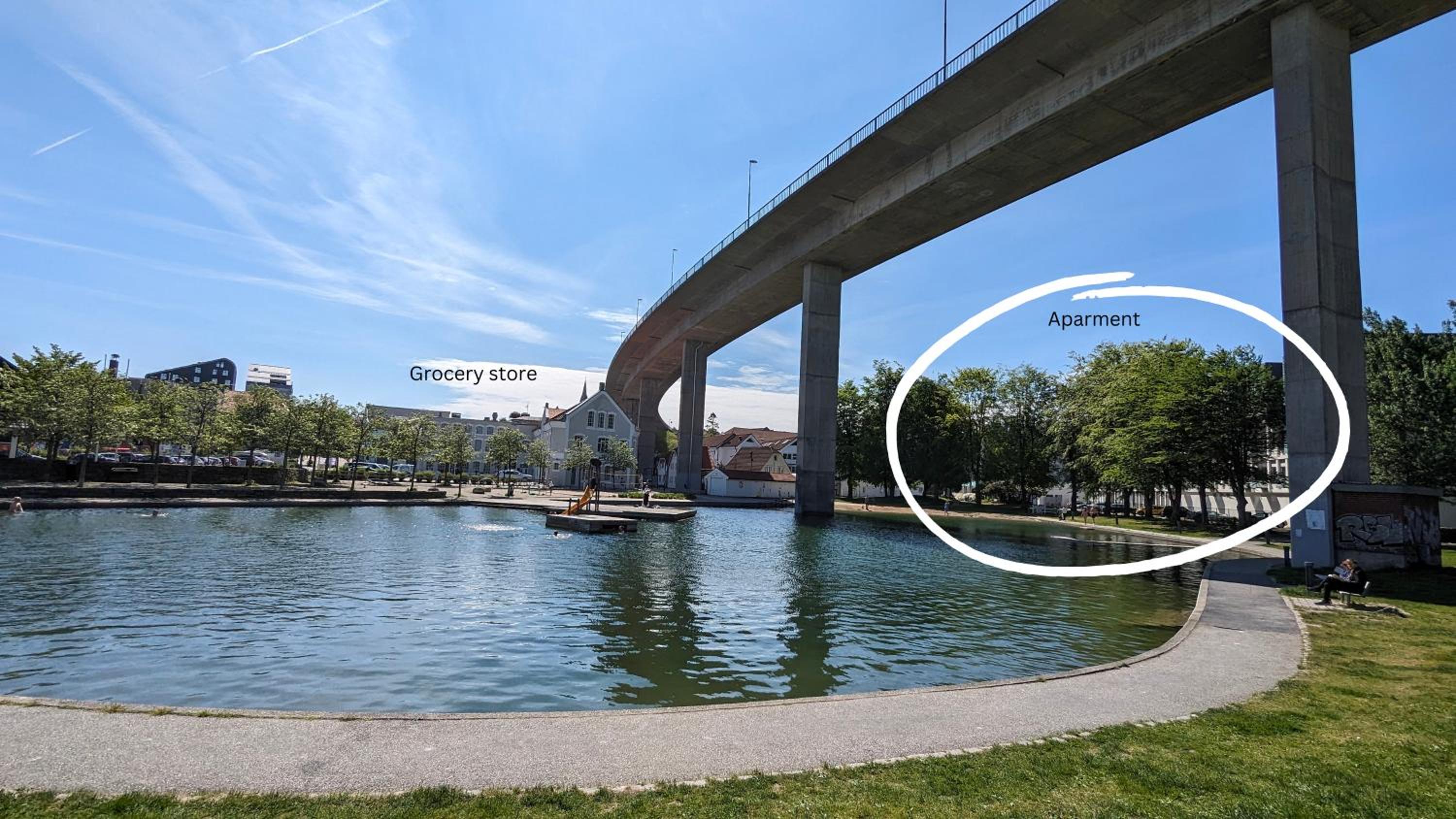 Kjekk urban leilighet