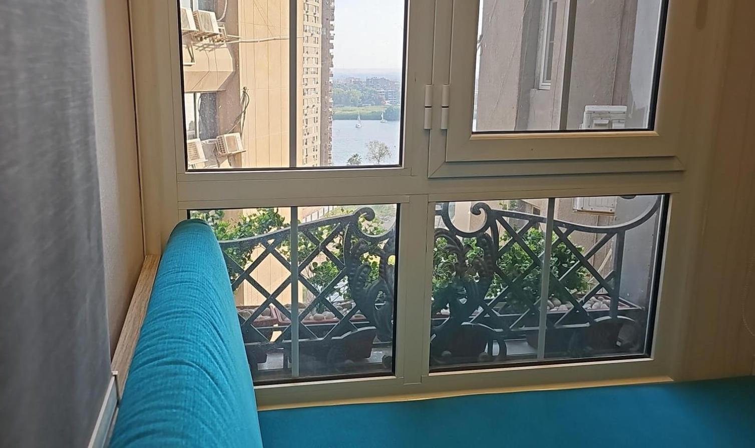 Luxury partial Nile view Maadi Cairo apartment