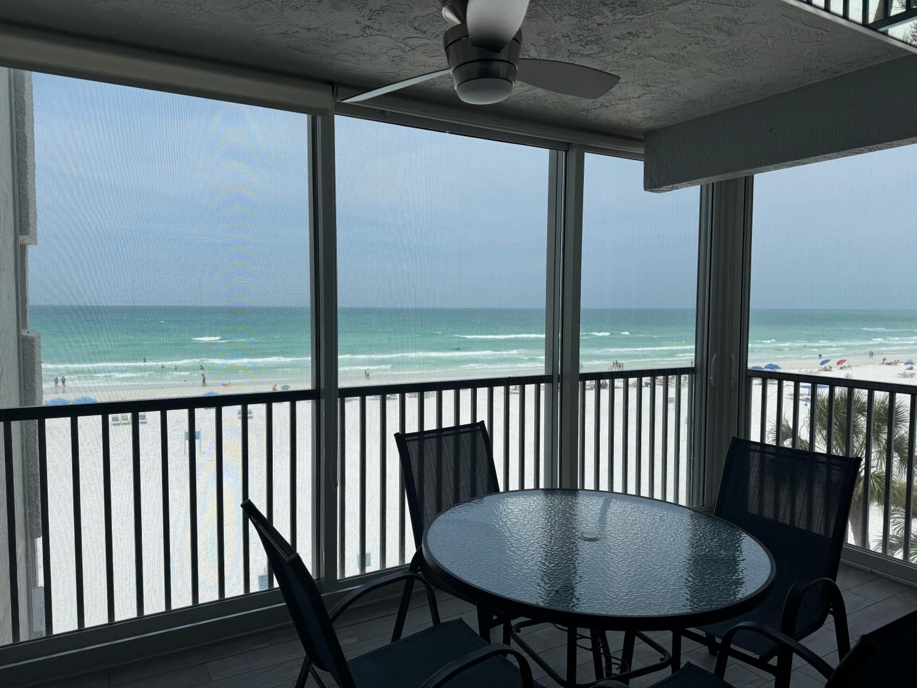 Full beachfront Condo - Gulf view- Sunsets - Pool - Chairs view 4