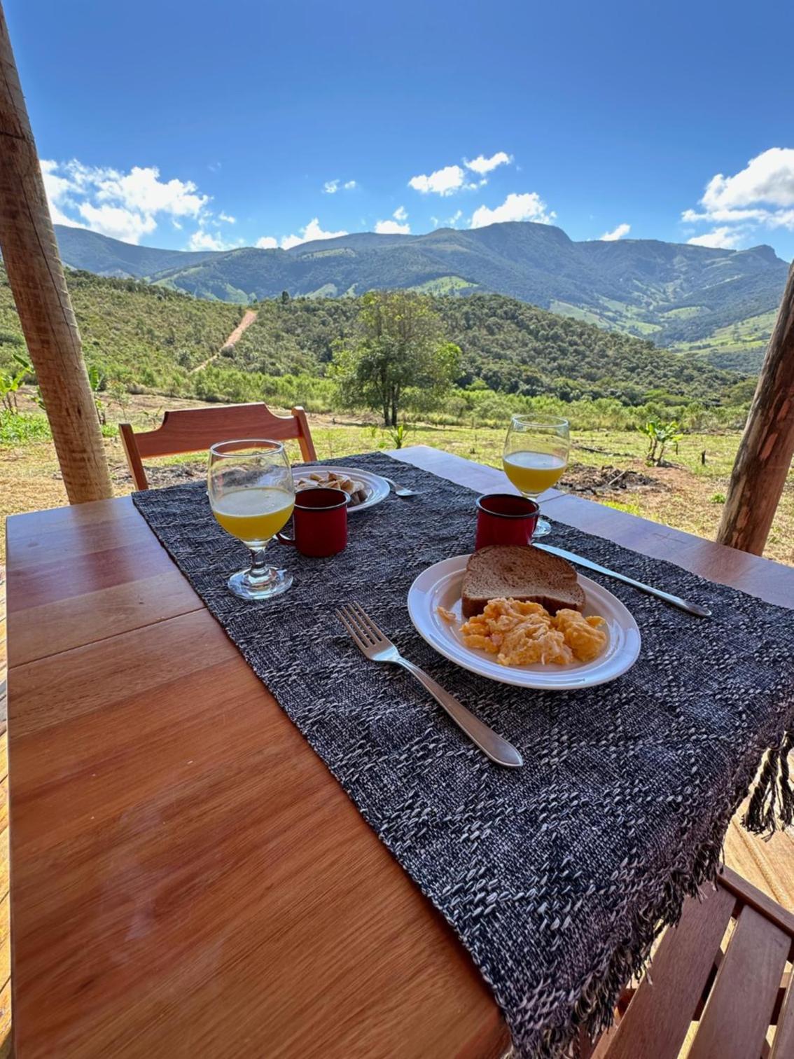 Chalé Rústico nas terras altas da Serra da Mantiqueira