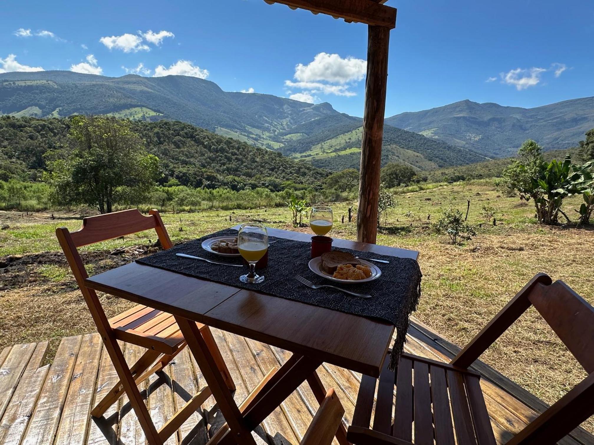 Chalé Rústico nas terras altas da Serra da Mantiqueira