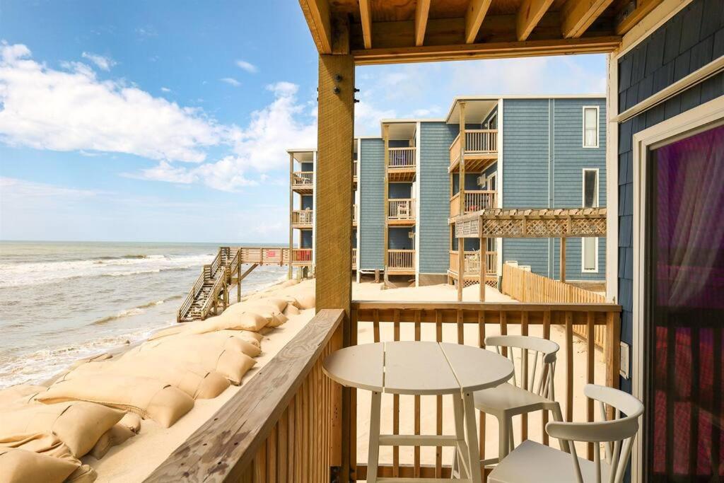Beach Balcony Sun Oceanfront Condo Sandpiper view 4