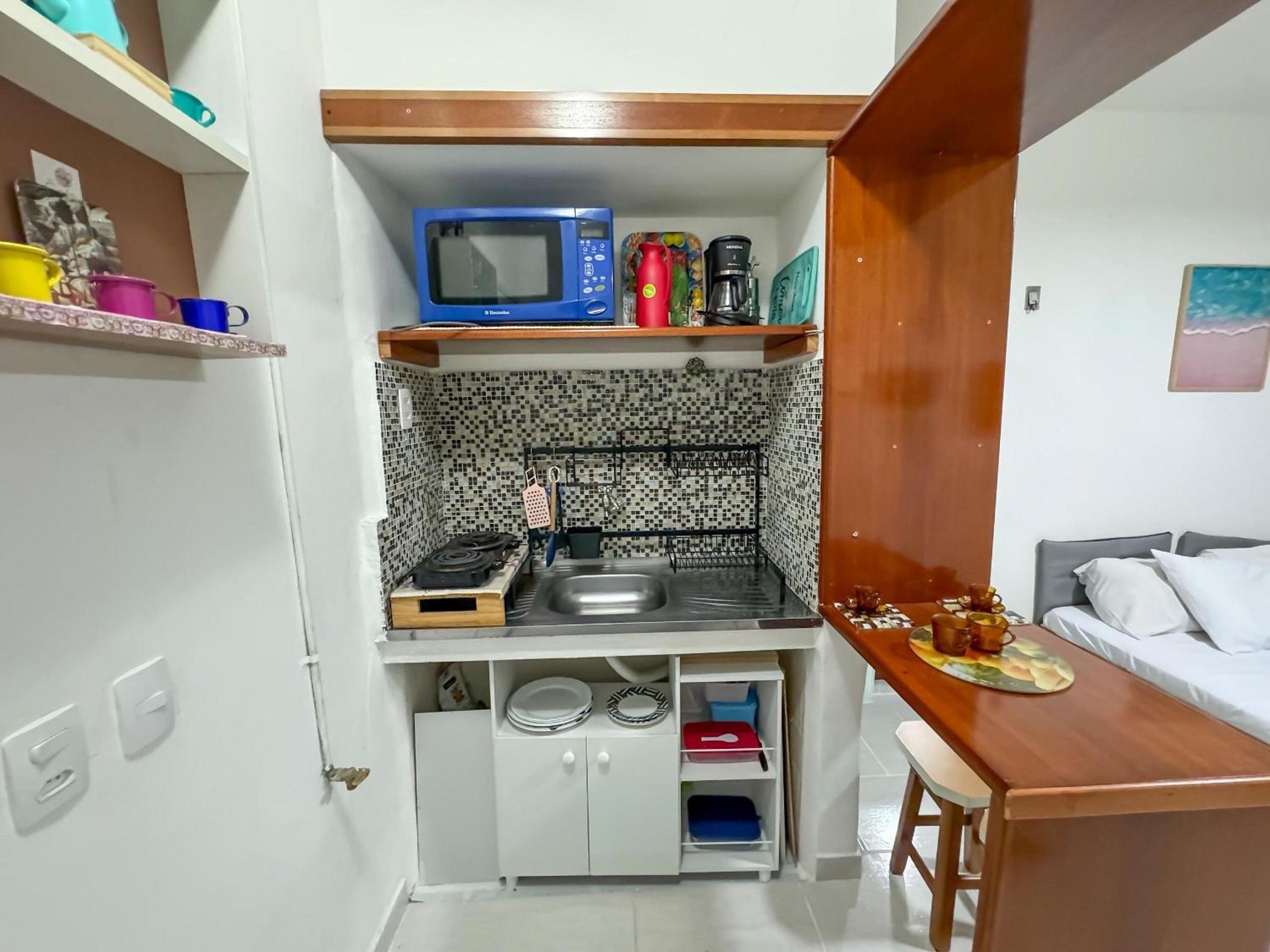 Loft estiloso no coração da Lapa - Cozinha equipada - Portaria 24h - Arcos da Lapa - Escadaria Selarón