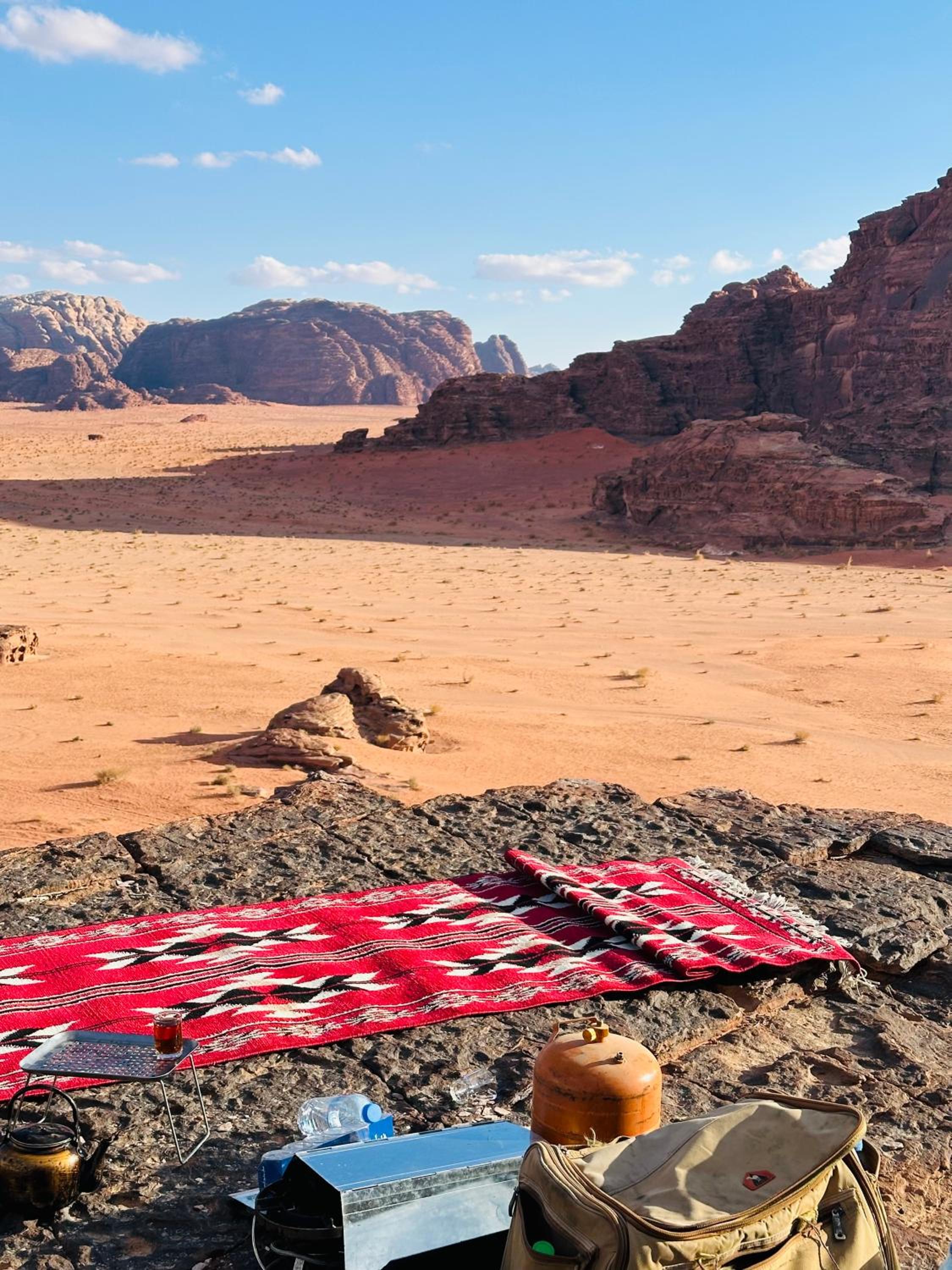 Red sand camp view 3