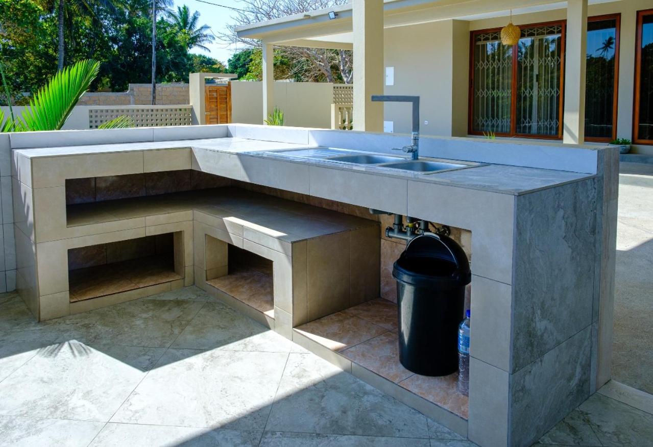 Bilene beige beach house view 3