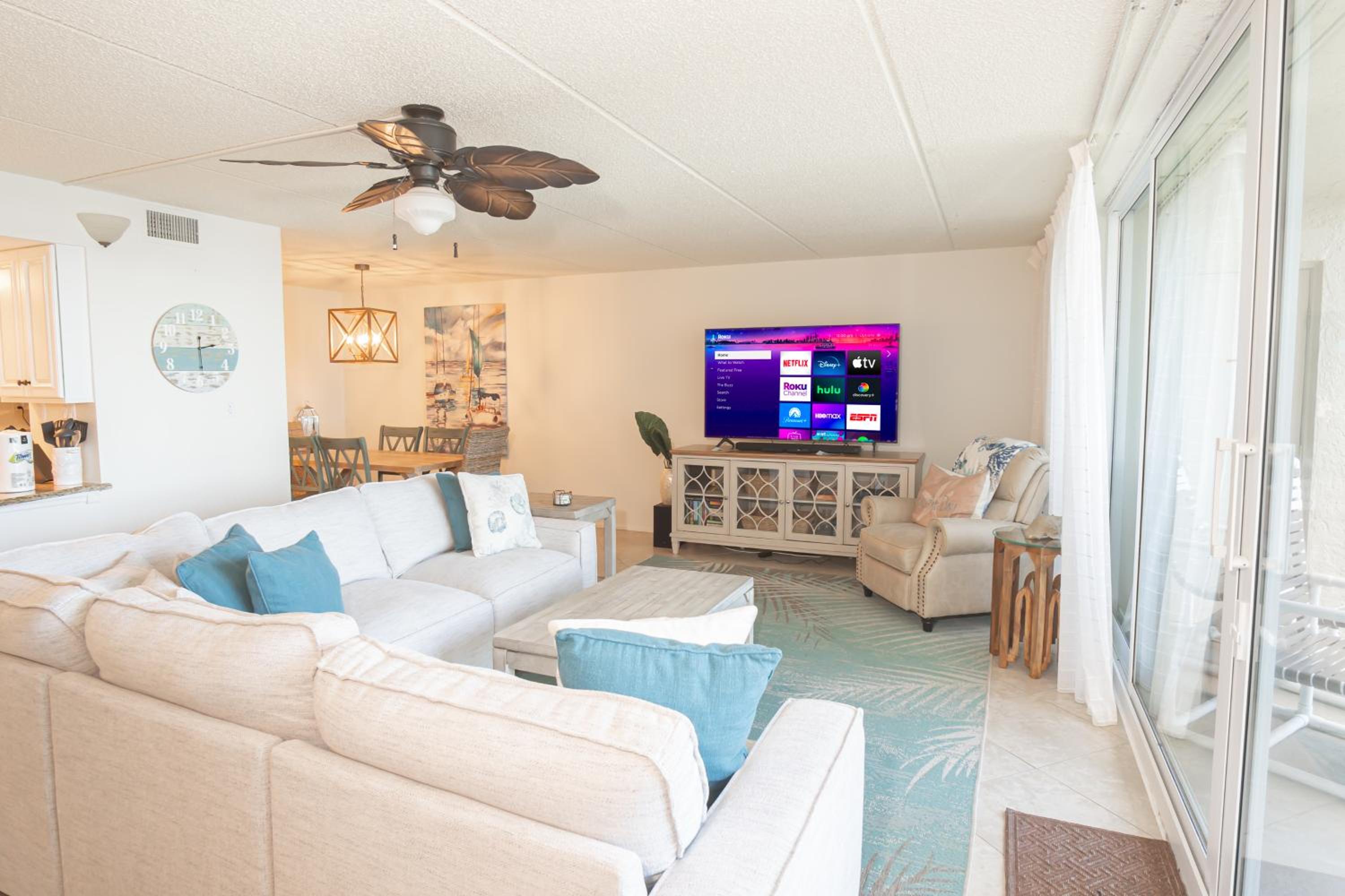 Coastal condo with beachfront views and pool access!