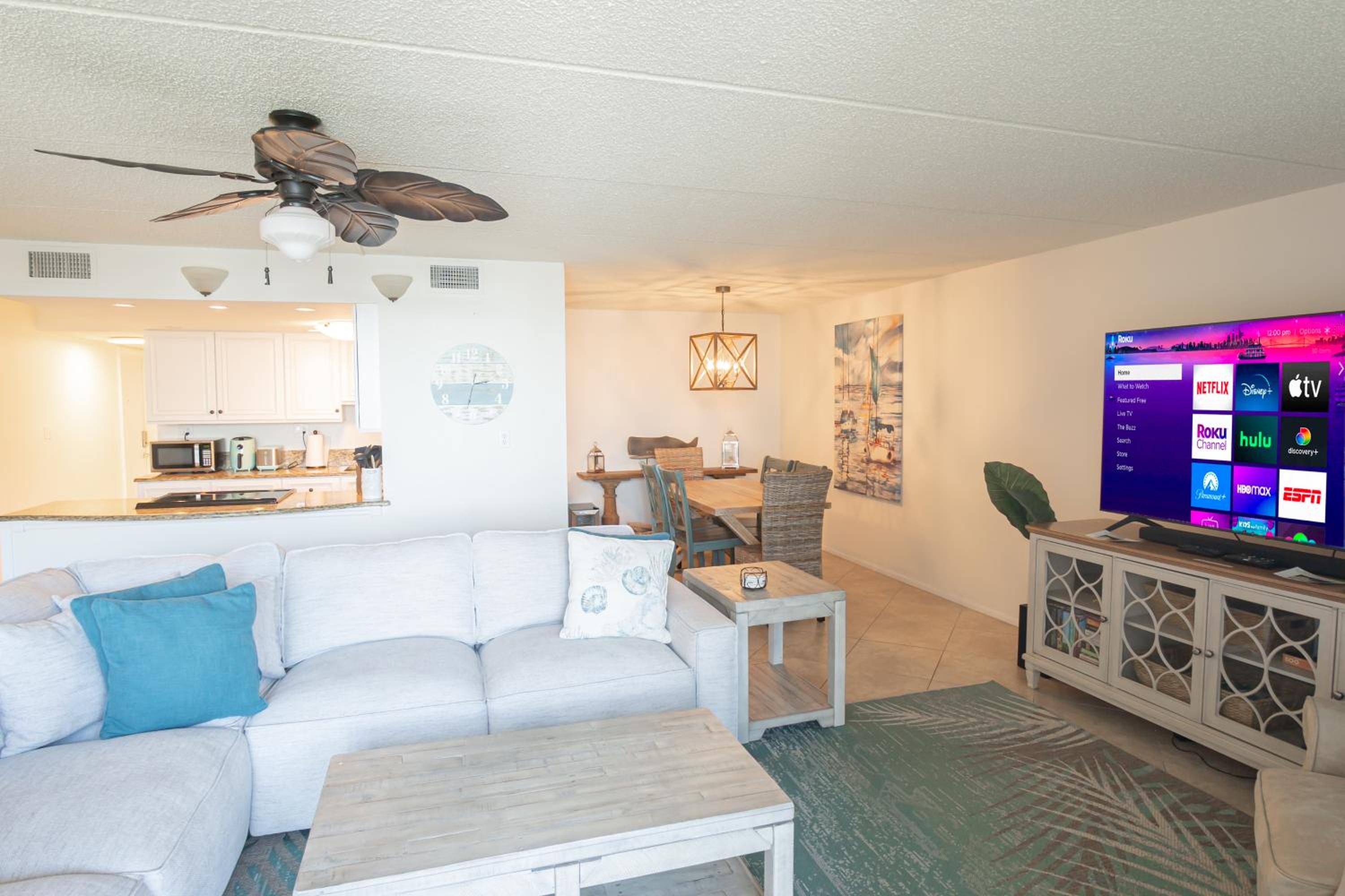 Coastal condo with beachfront views and pool access!