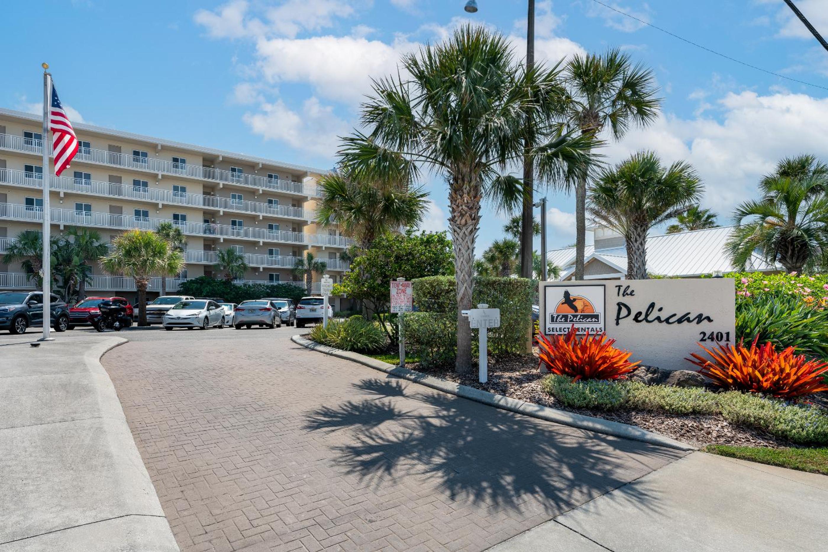 Coastal condo with beachfront views and pool access!