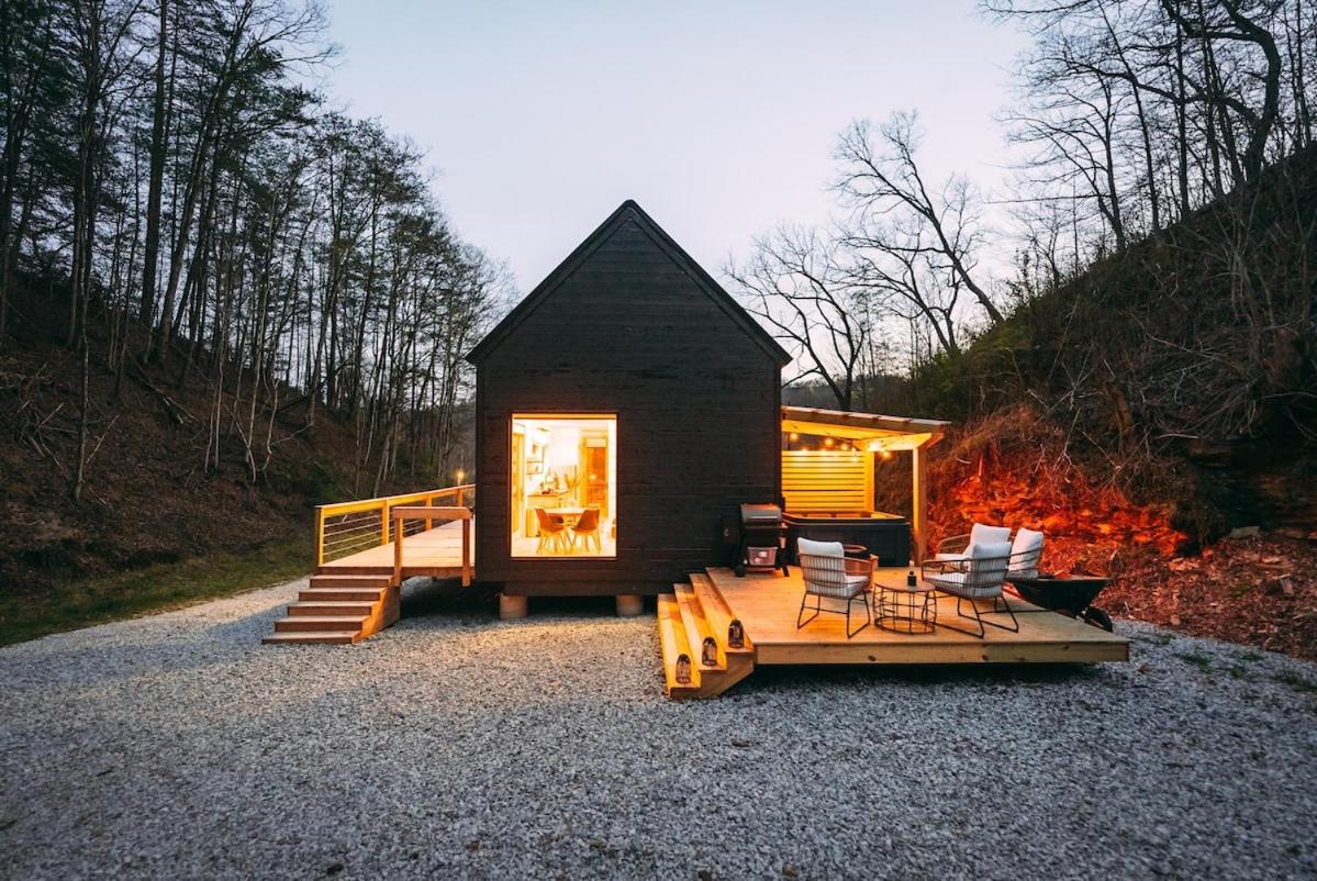 Modern Cabin Nestled on 40 Acres with Hot Tub view 2