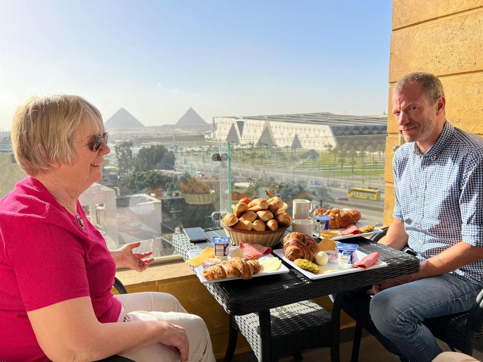 Asia Grand Museum & Pyramids view