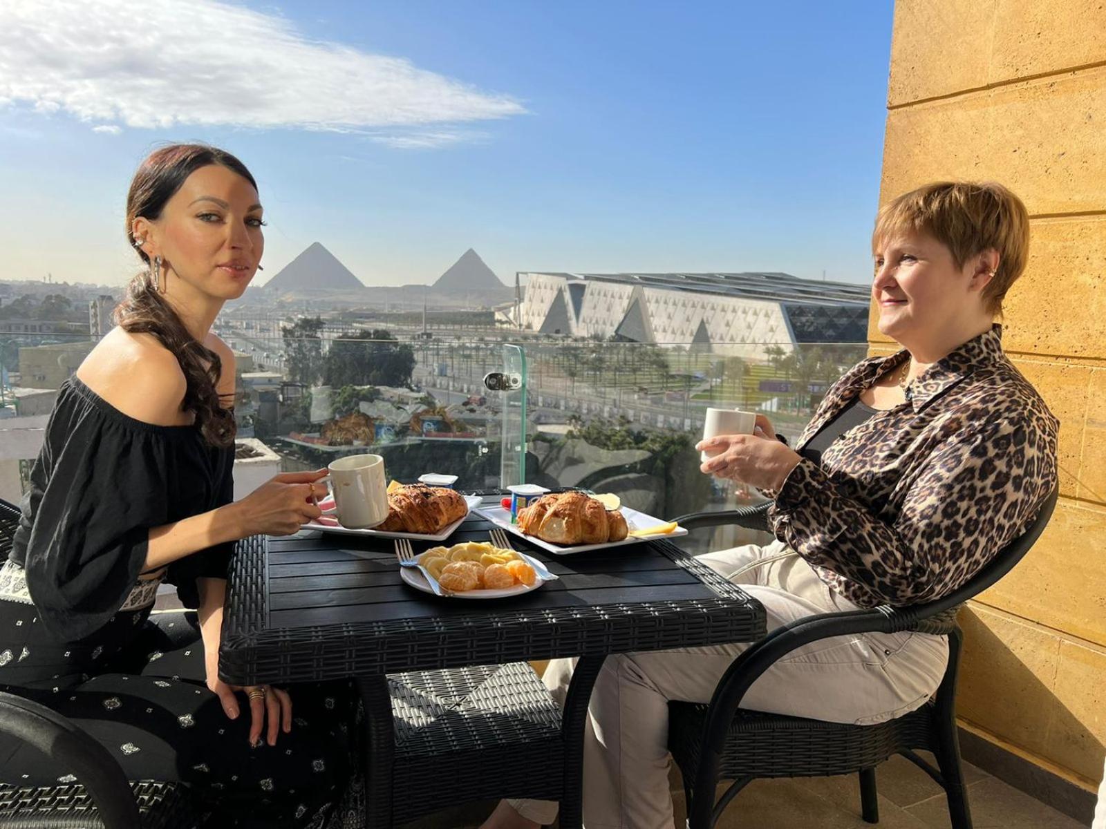 Asia Grand Museum & Pyramids view