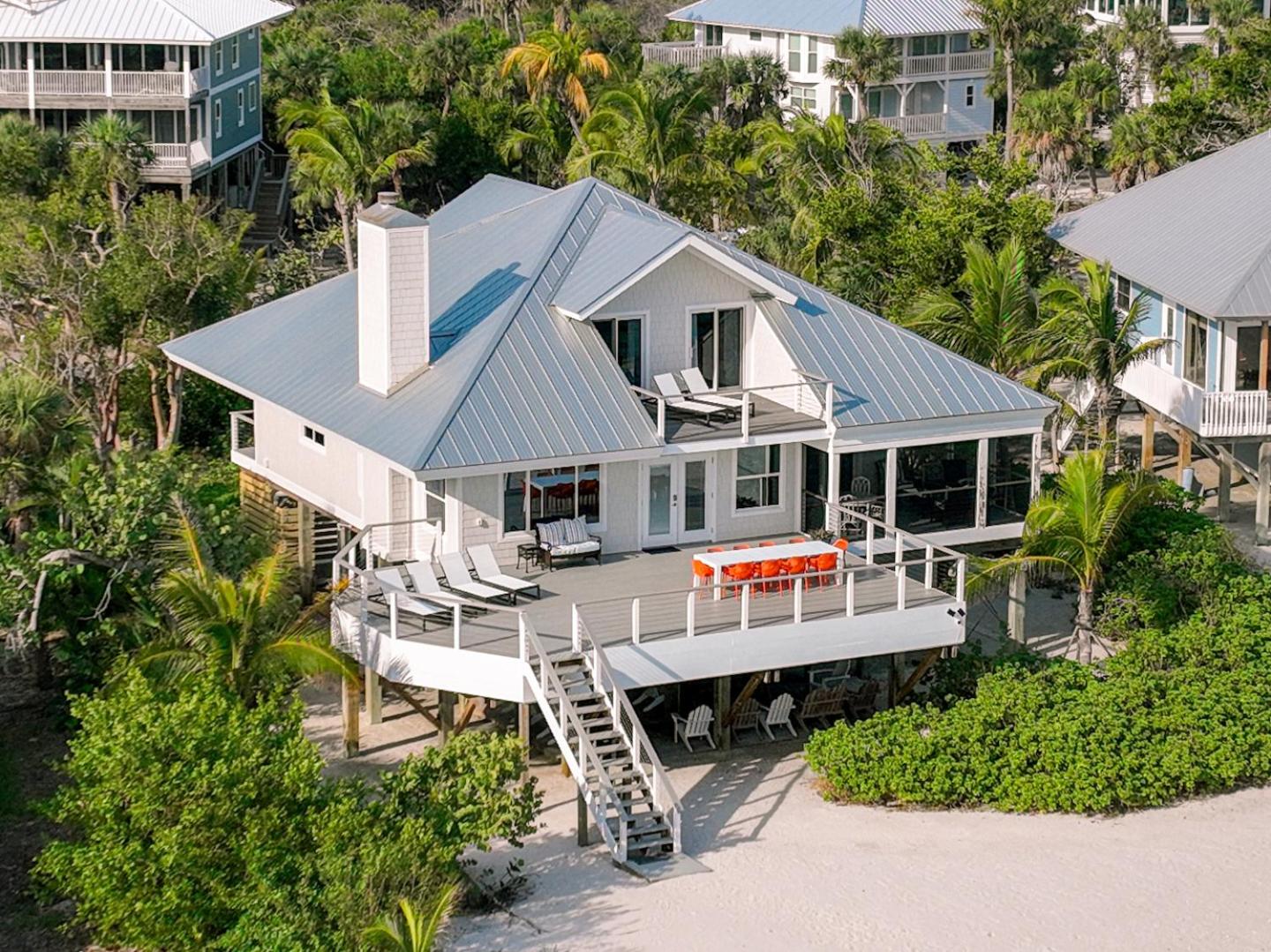 Beachfront 3-Bedroom Oasis on North Captiva Island view 3