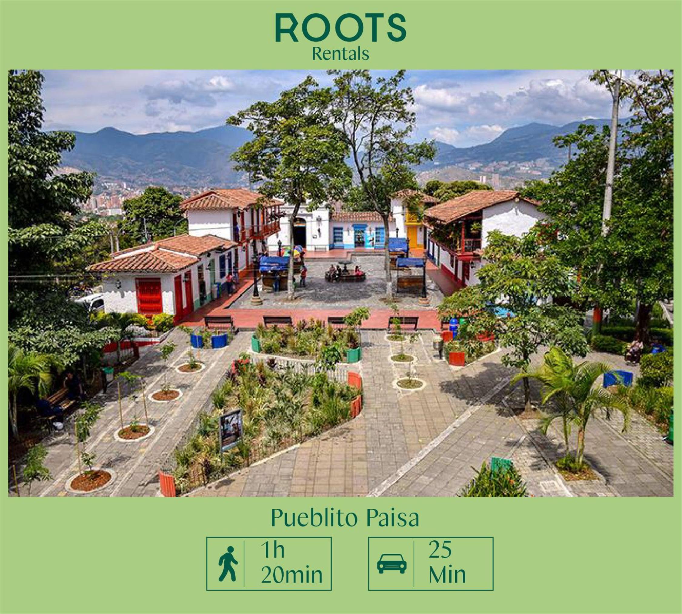 FRN101 Cozy loft located in a popular in Poblado By Roots Rentals