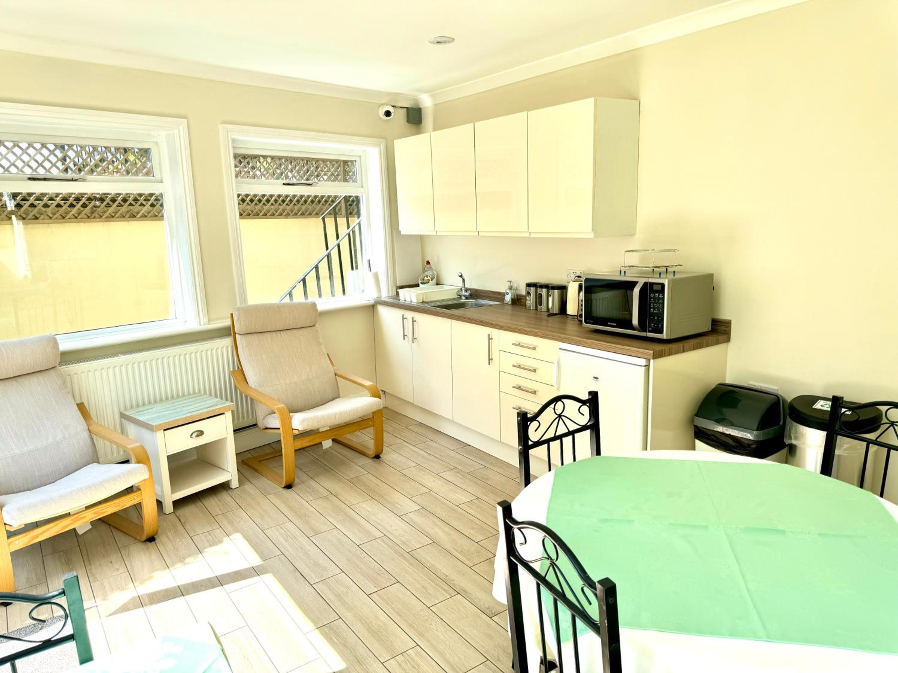 outdoor bbq area