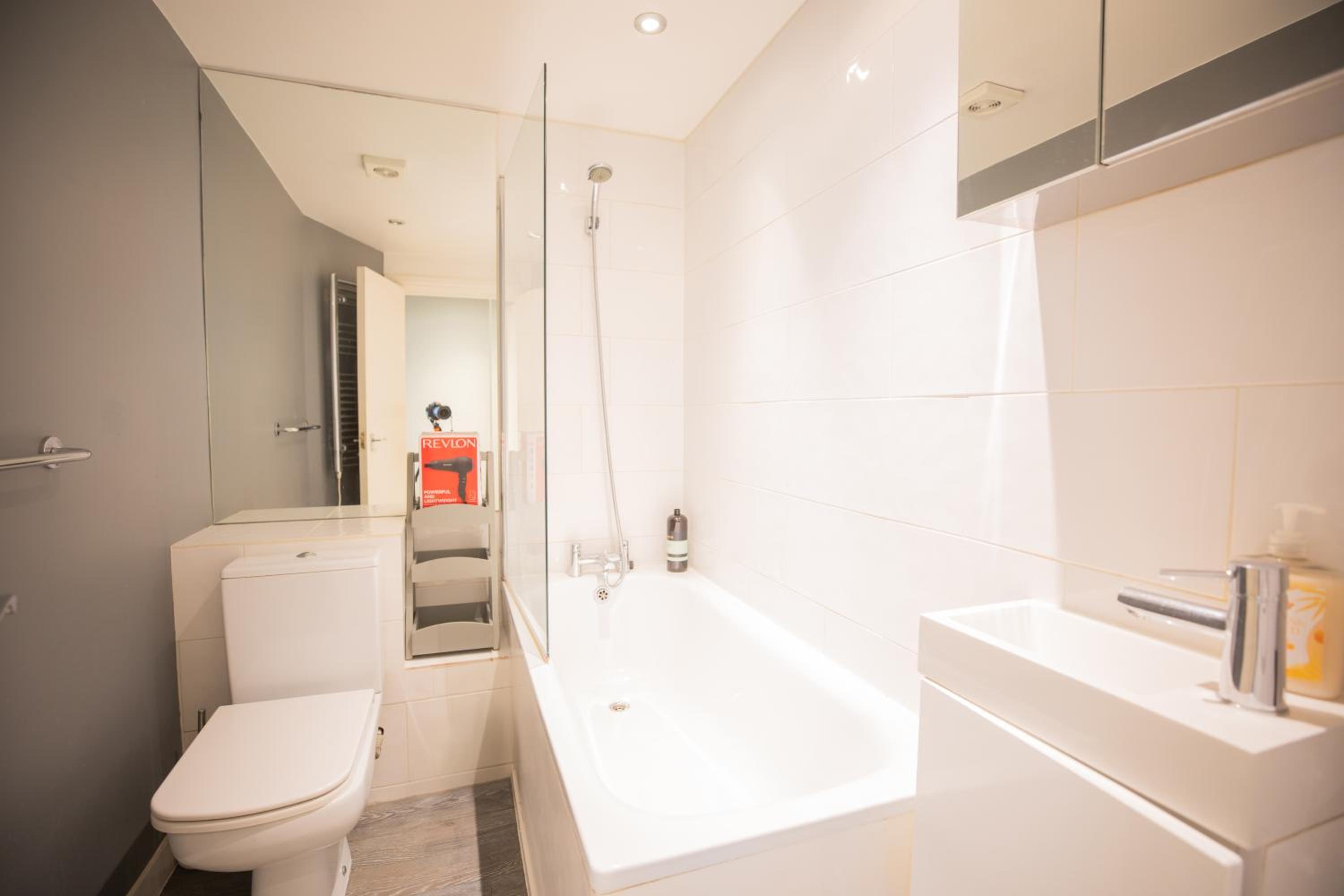 One bedroom at Chelsea cloister Hotel