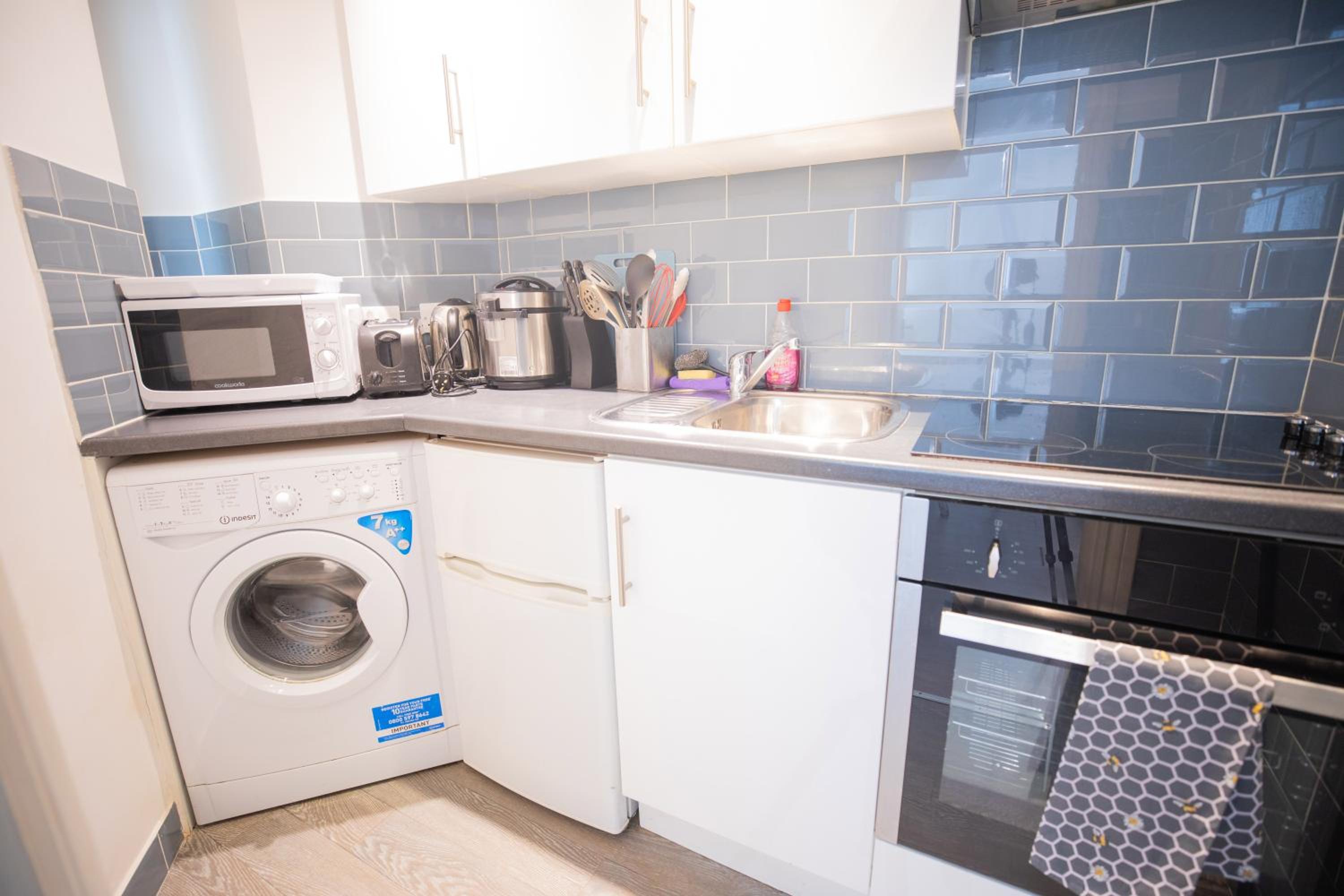 One bedroom at Chelsea cloister Hotel