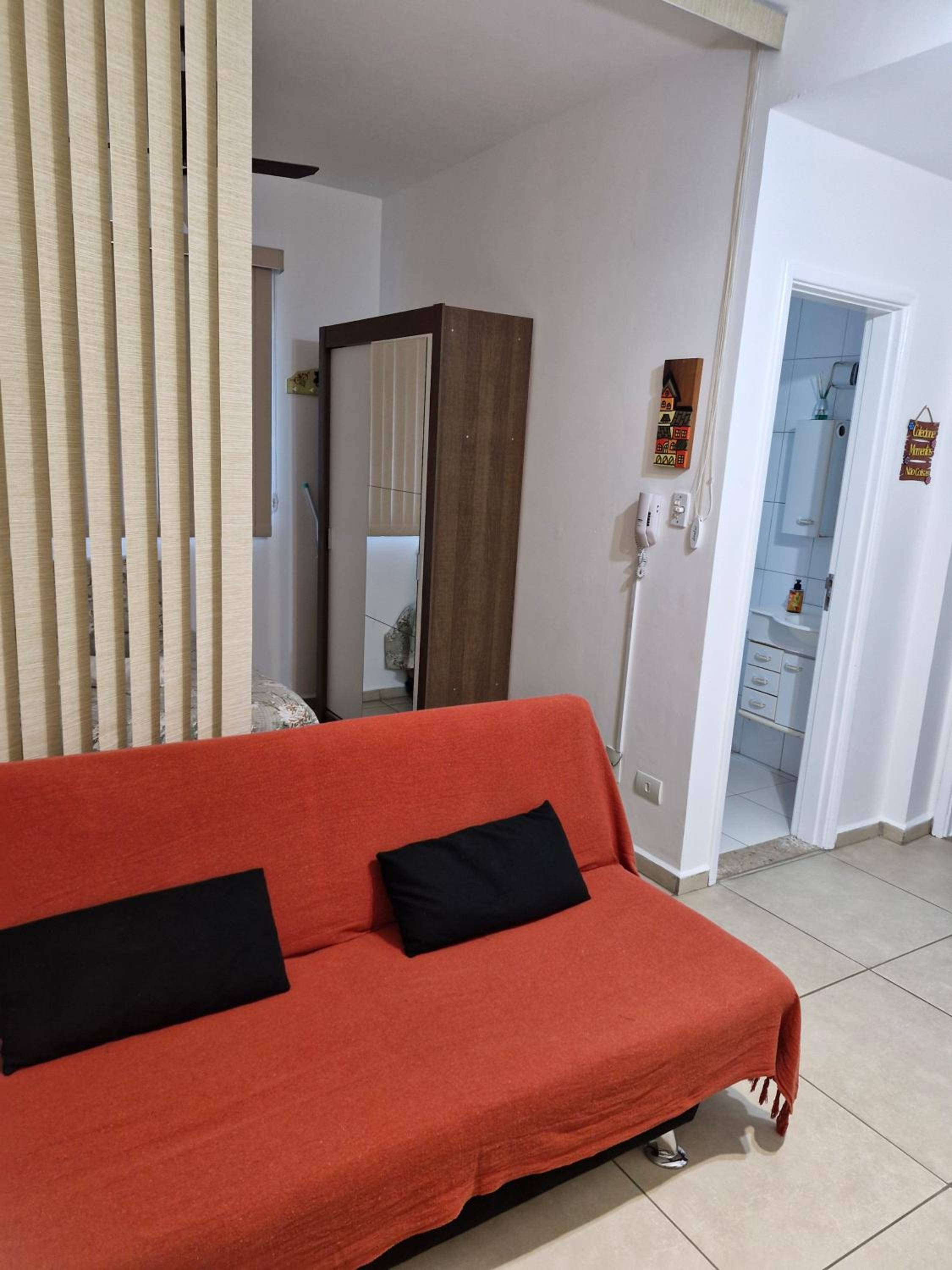 SALA LIVING NA QUADRA DA PRAIA