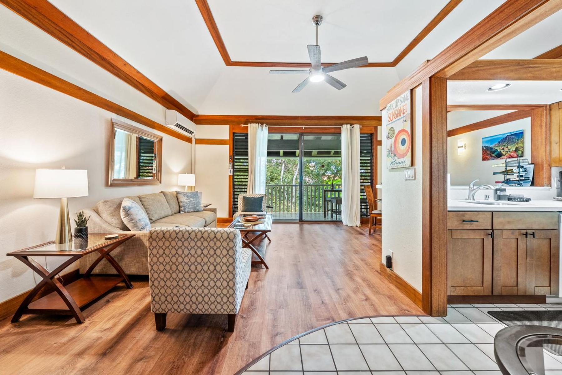 Hawaiian Treehouse 1br Condo In Poipu with AC view 4
