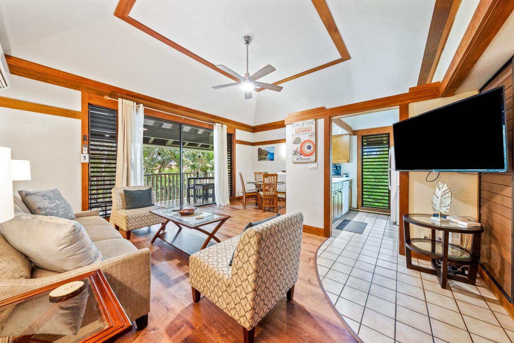 Hawaiian Treehouse 1br Condo In Poipu with AC view 5