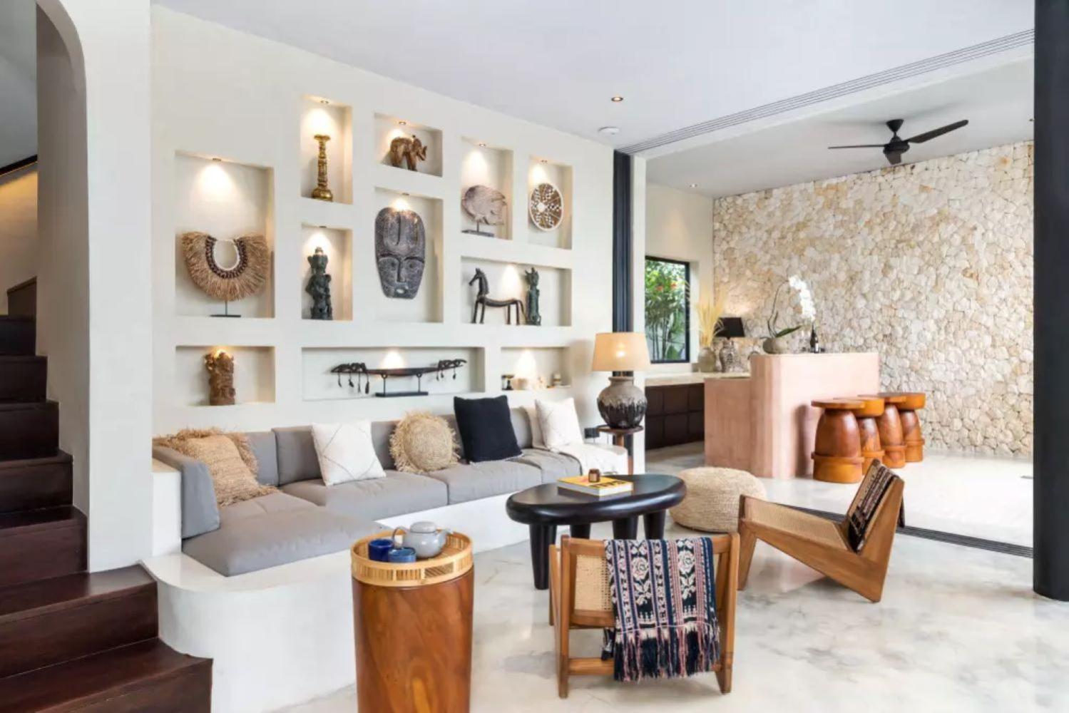 Direct Beach Access Luxury Pool Villa Sleeps up to 8 people view 4