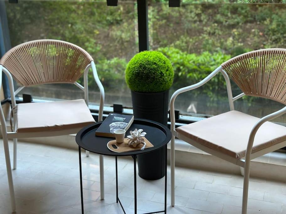 Retro Style with Nice Terrace in Modern Studio photo 5