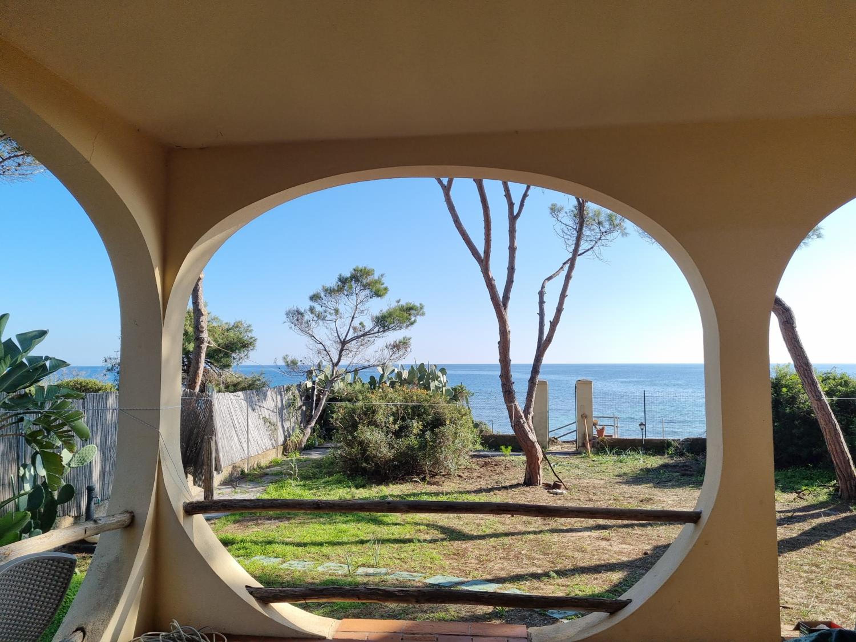 Villa Alex on the beach with sea view view 2