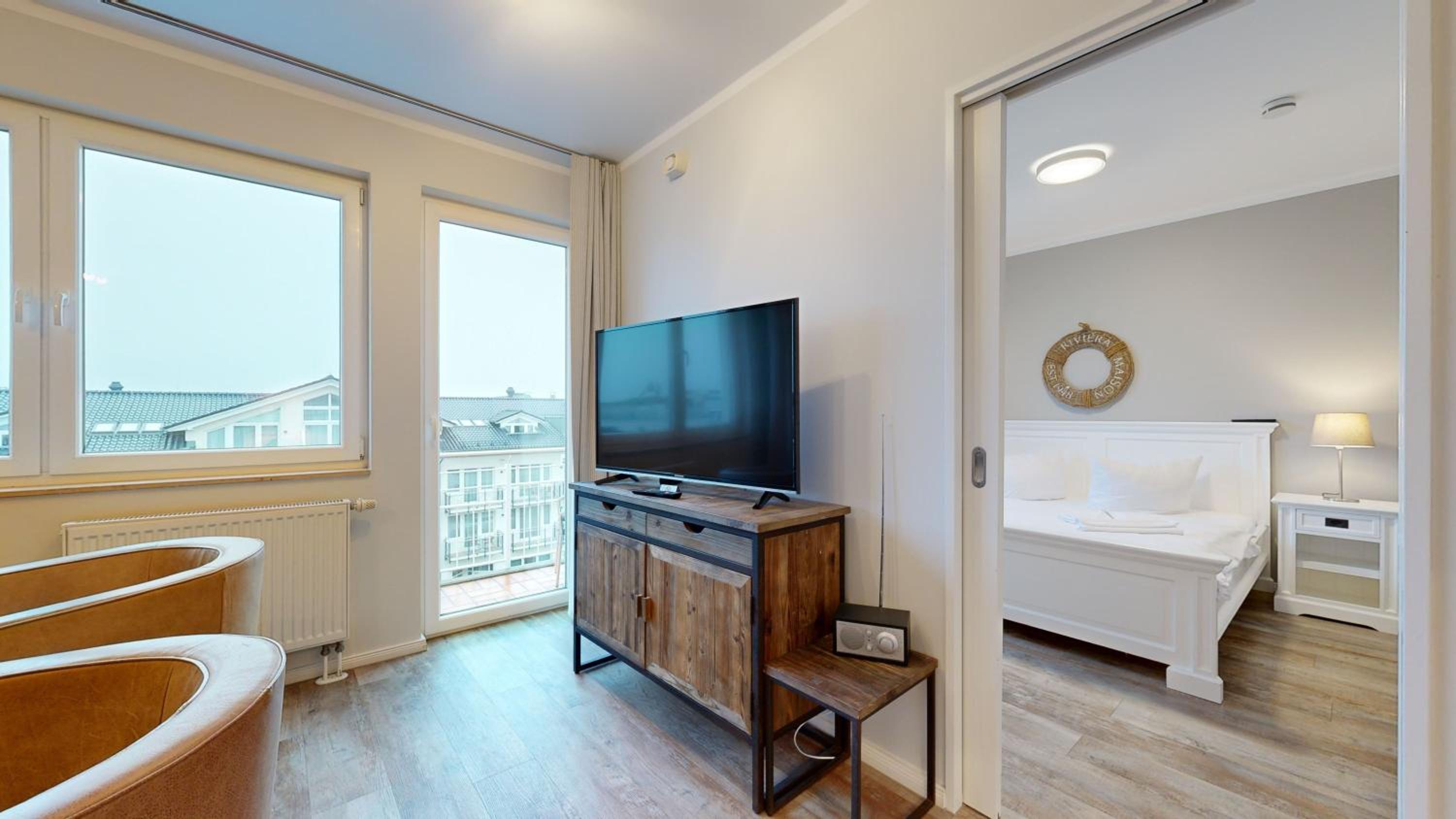 strandnahe FeWo mit Balkon, Residenz Bel Vital 42, Binz