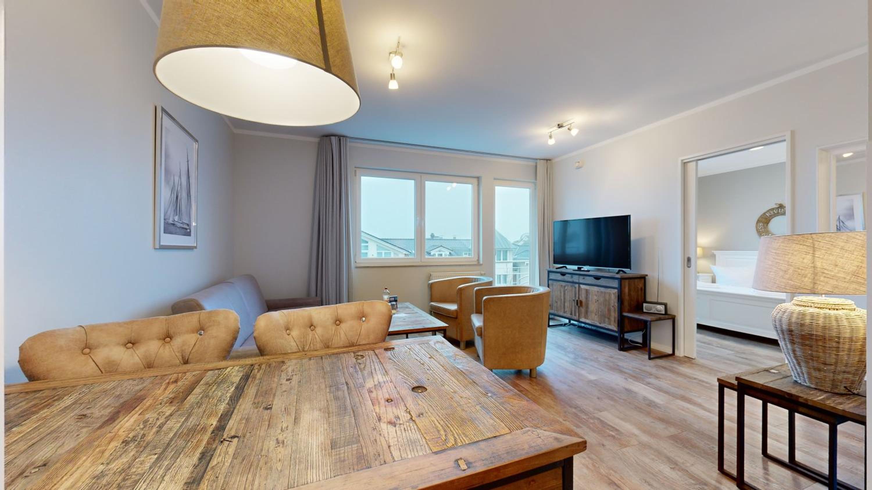 strandnahe FeWo mit Balkon, Residenz Bel Vital 42, Binz