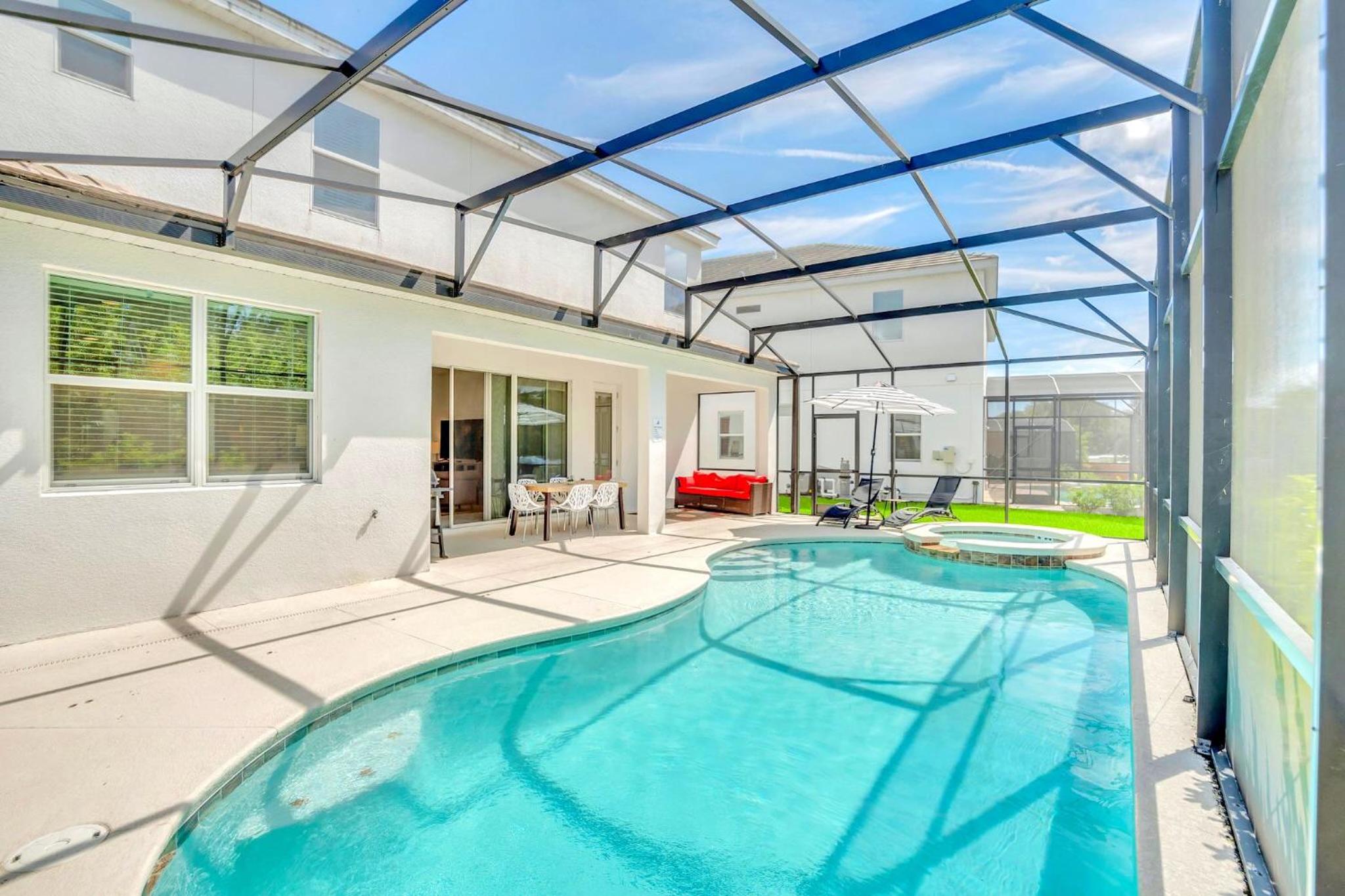 5BR Family Home with Pool & Hot Tub Near Disney view 3