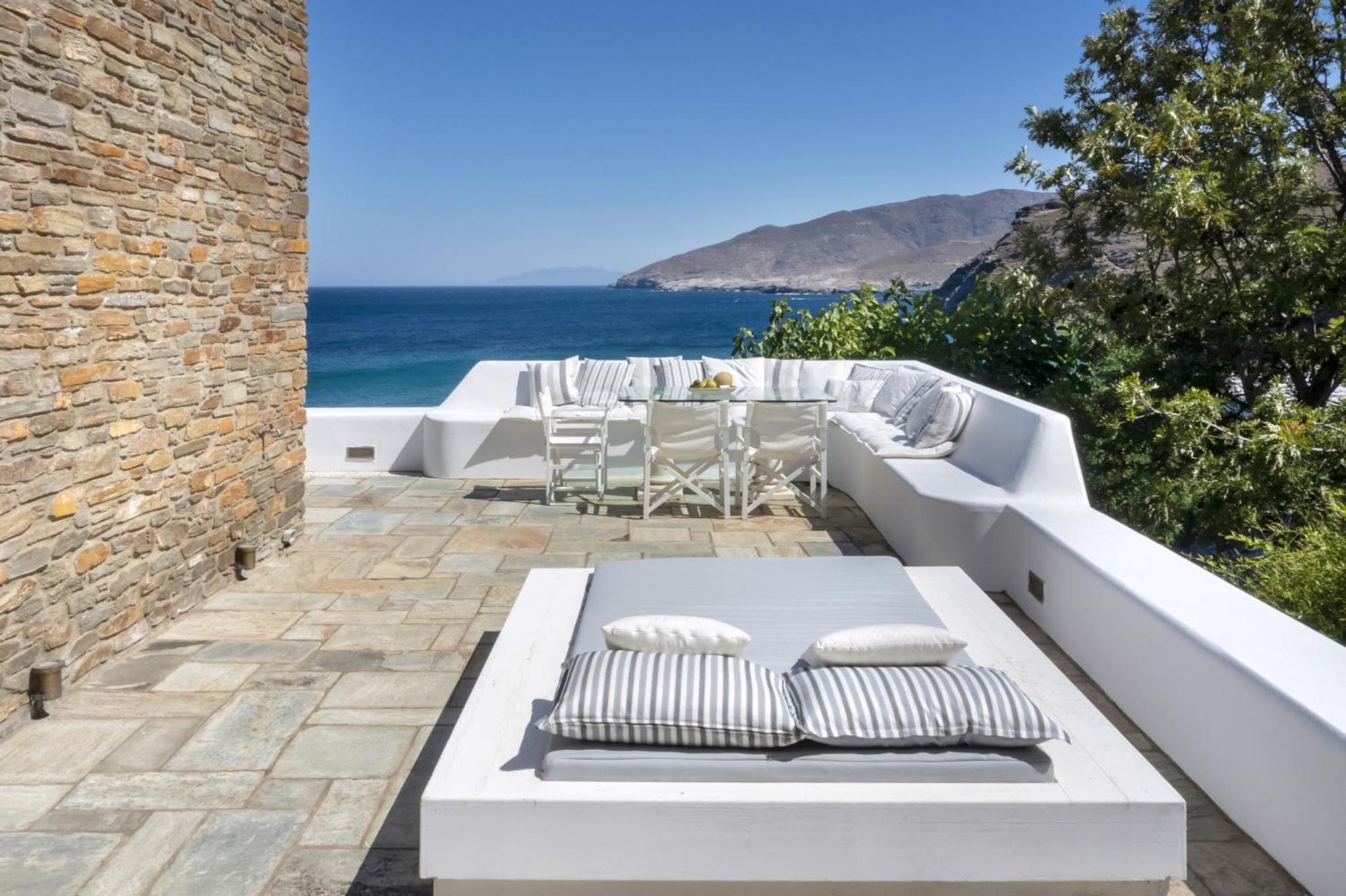 Seaside luxury villa by Andros Villas Collection view 2